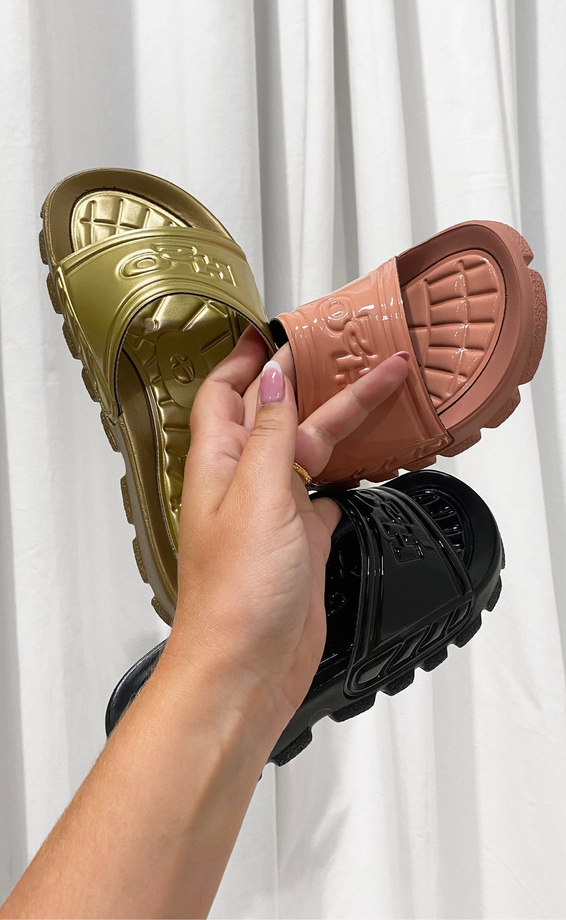 H2O Sandal - Trek Lacquer - Black