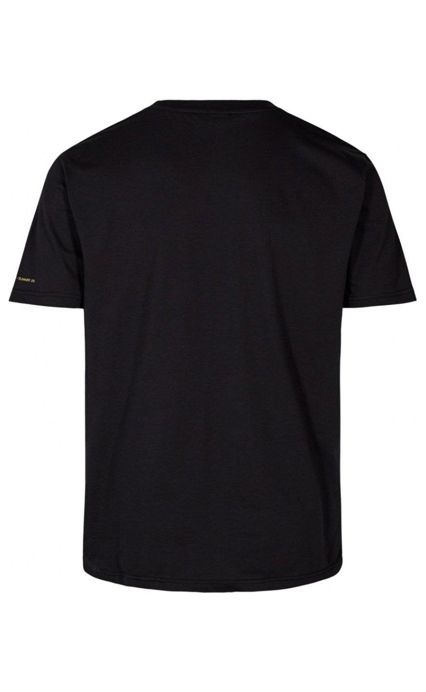 H2O Tee - Type Stripe - Black/Citron