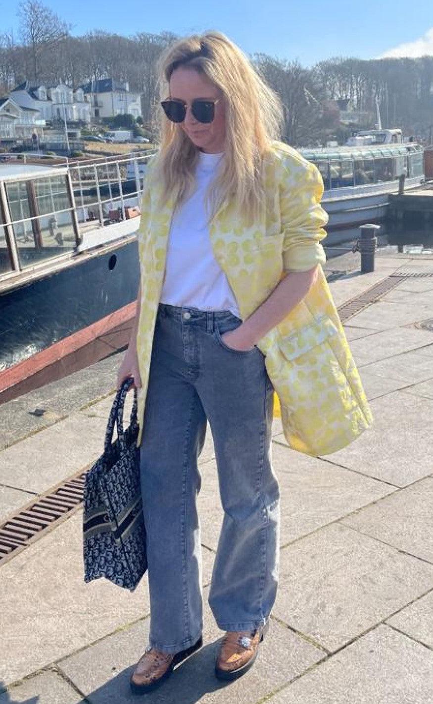 Hunkøn Blazer - Naomi - Yellow