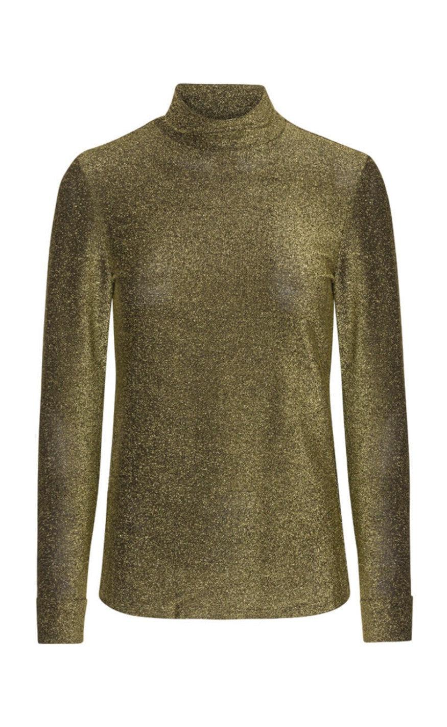 Hunkøn Bluse - Cattia - Gold Glitter
