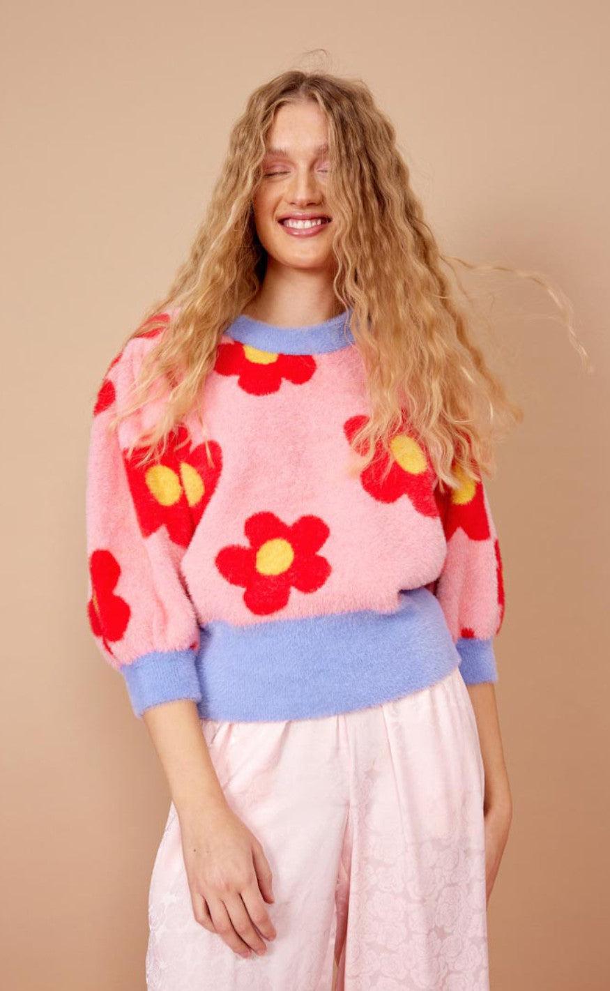 Hunkøn Bluse - Poppy - Red Diasy