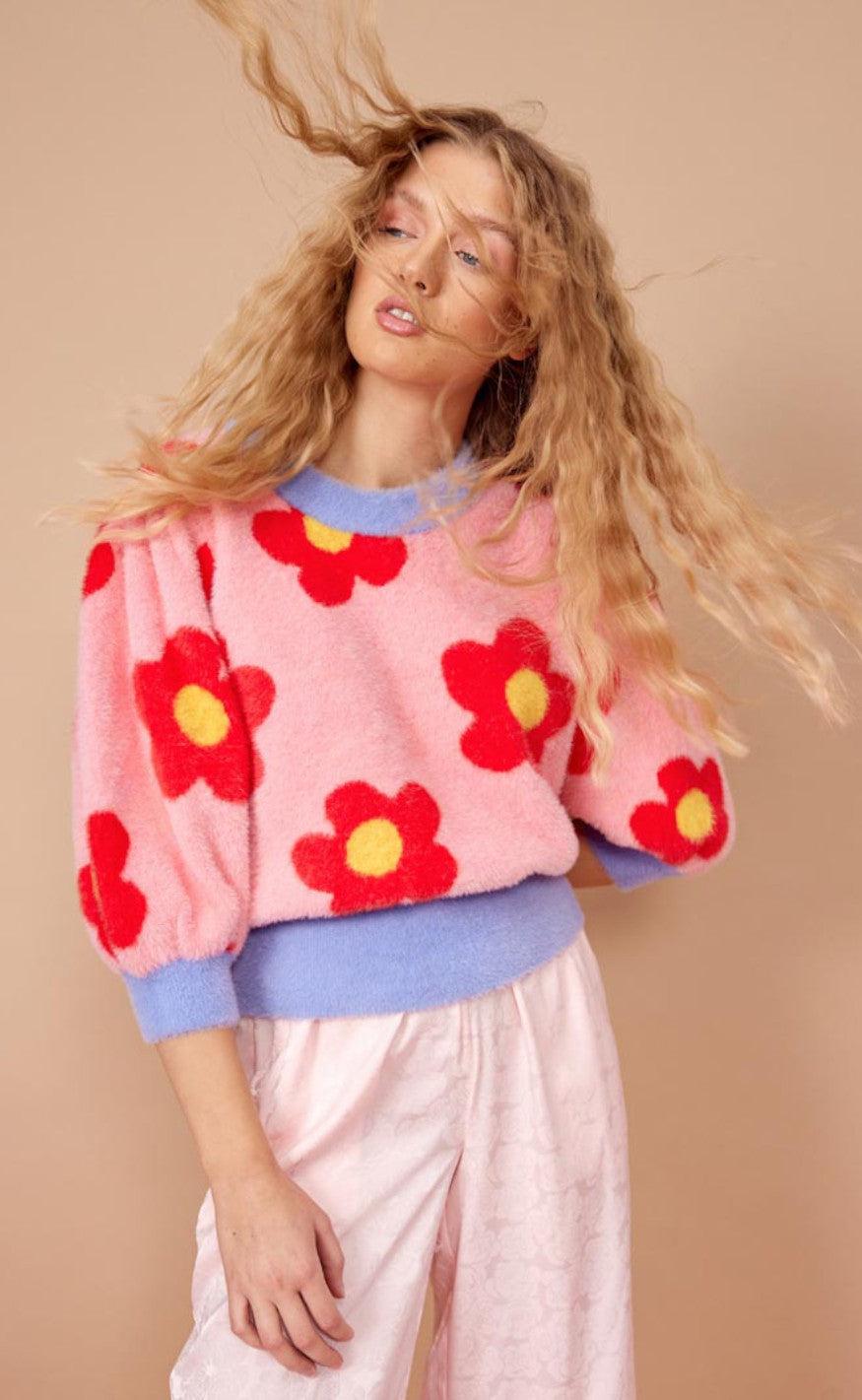 Hunkøn Bluse - Poppy - Red Diasy