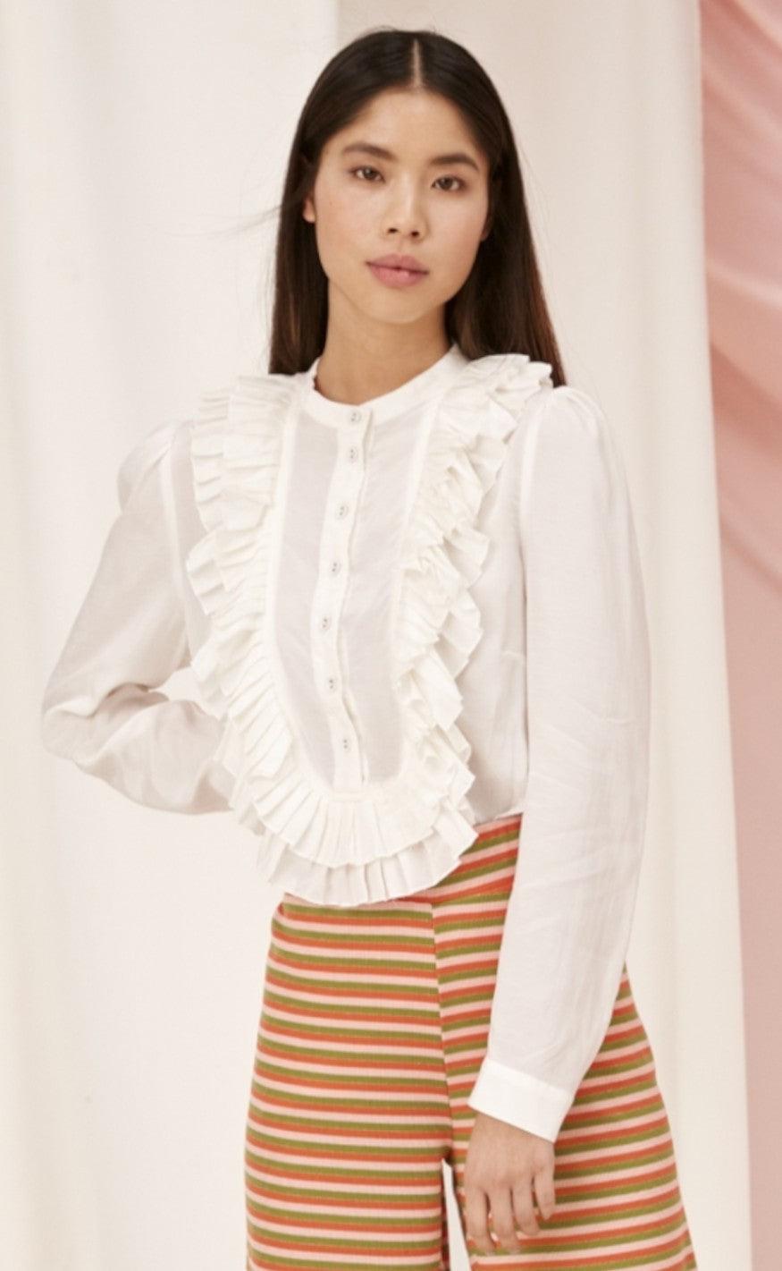Hunkøn Bluse - Raisa - White