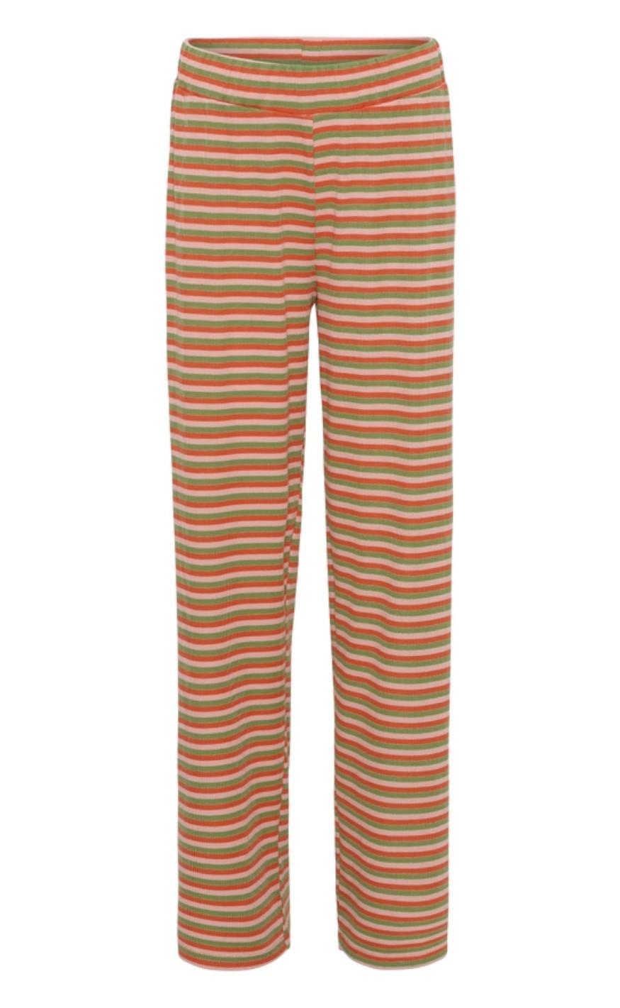 Hunkøn Bukser - Ginnie - Peach Striped