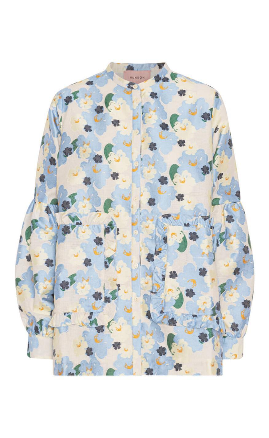 Hunkøn Jakke - Vivi - Blue Floral