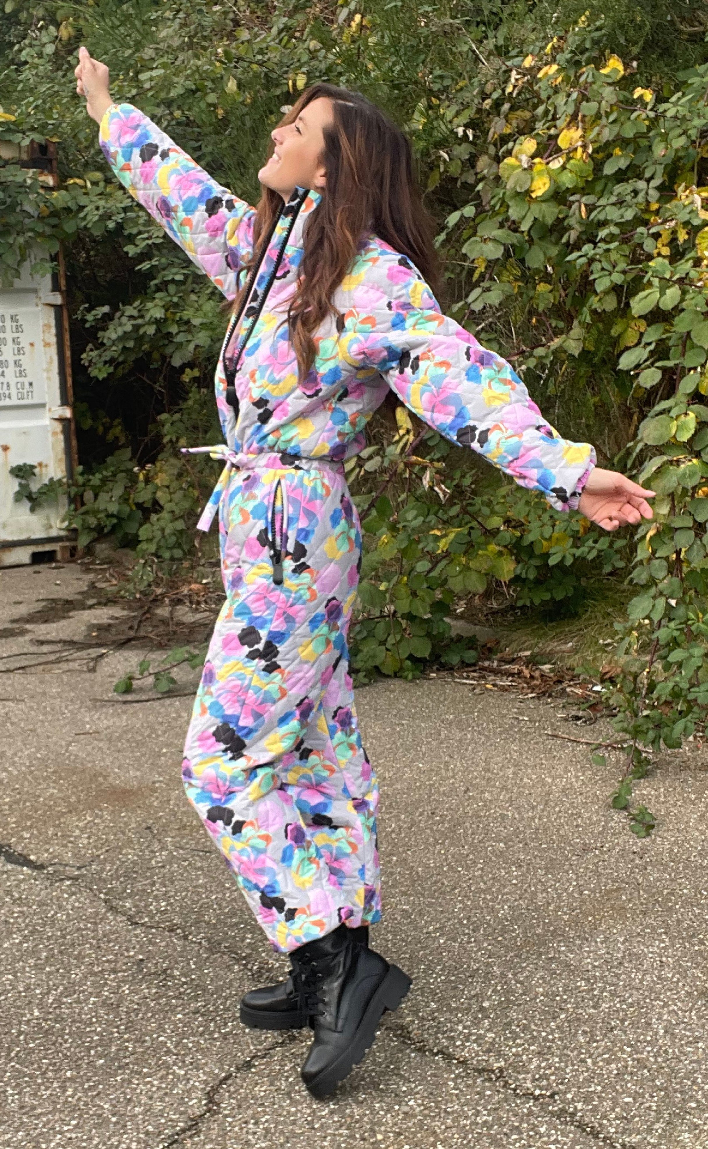 Hunkøn Jumpsuit - Candy Jumpsuit - Clouds Art Print