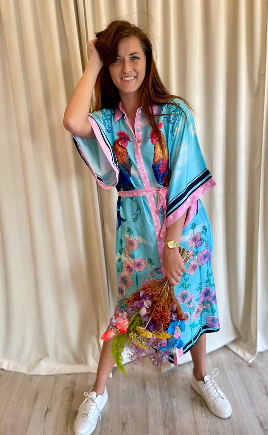 Hunkøn Kimono - Cassiopeia - Summer Sky Art Print