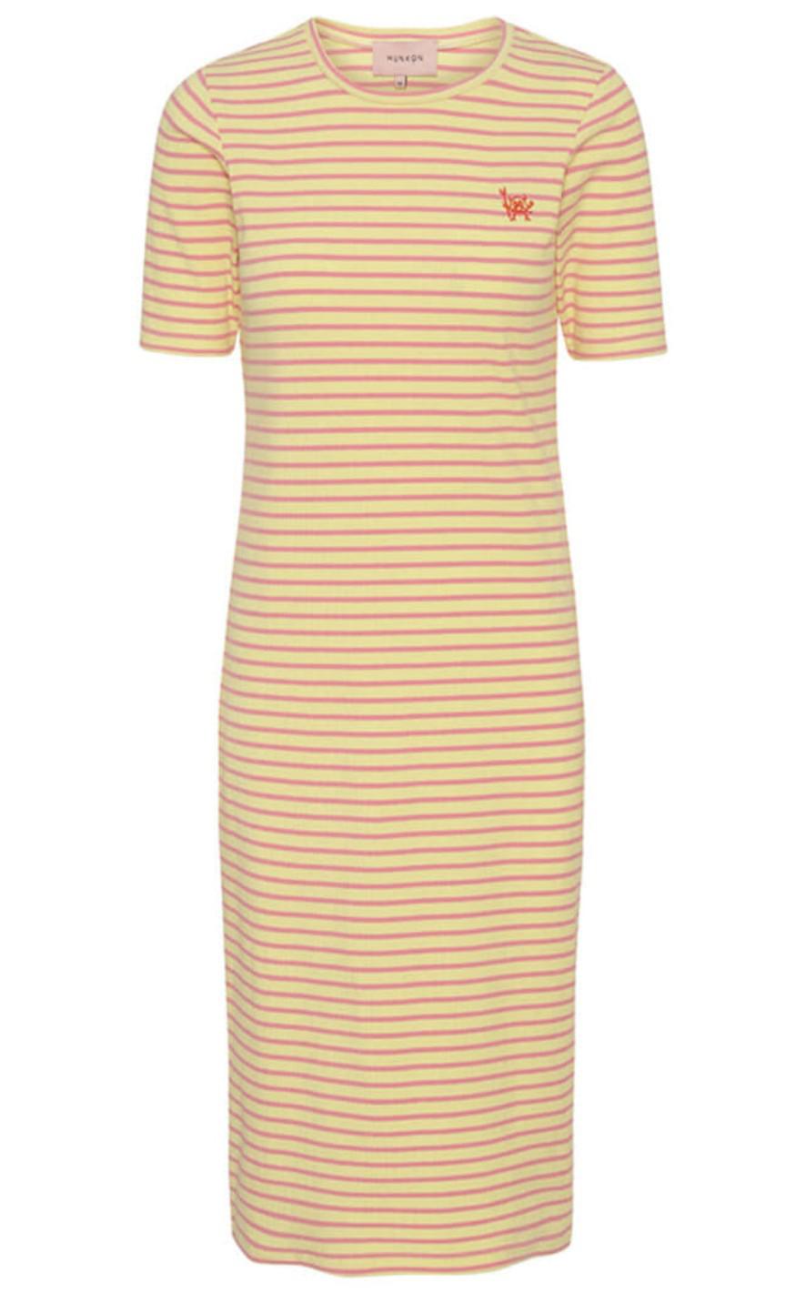 Hunkøn Kjole - Felipa - Yellow Striped