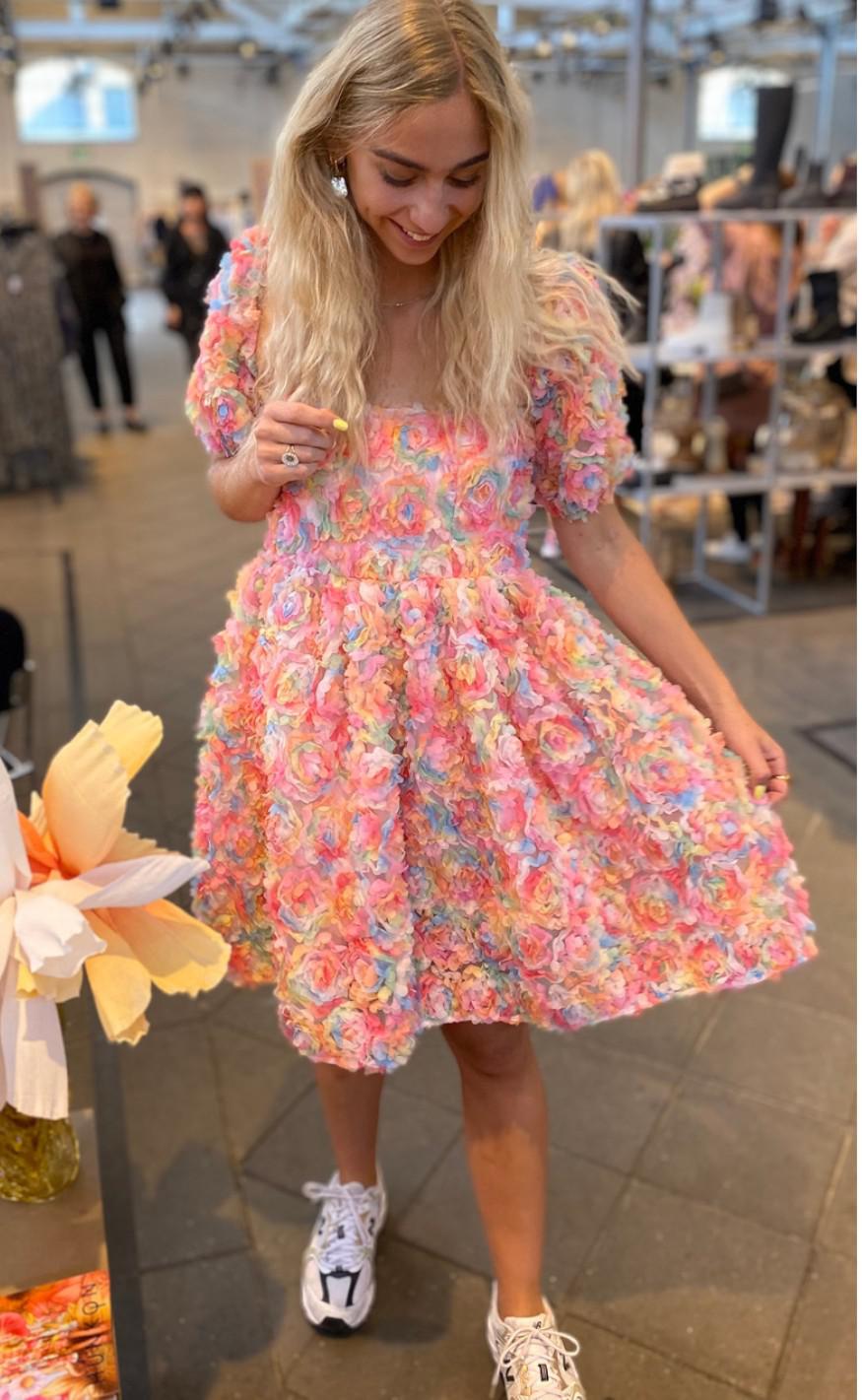 Hunkøn Kjole - Leia Dress - Rainbow