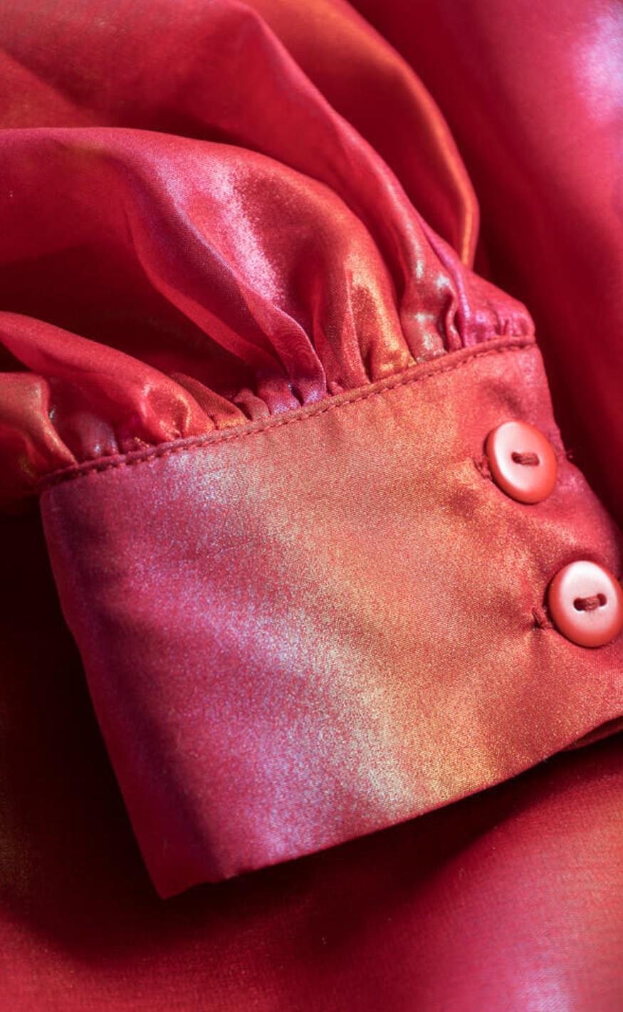 Hunkøn Kjole - Pearl Sheer - Red