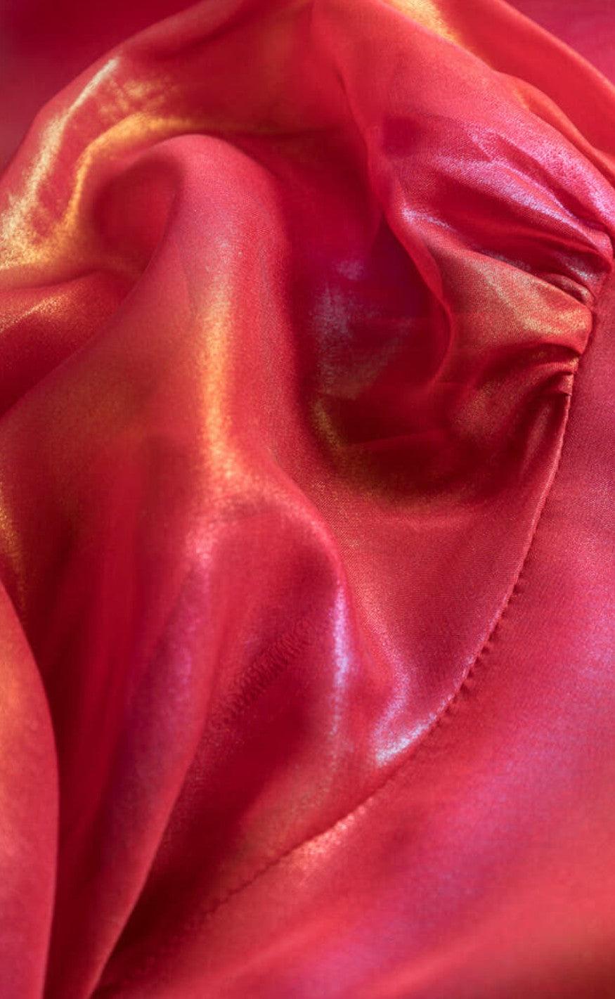 Hunkøn Kjole - Pearl Sheer - Red