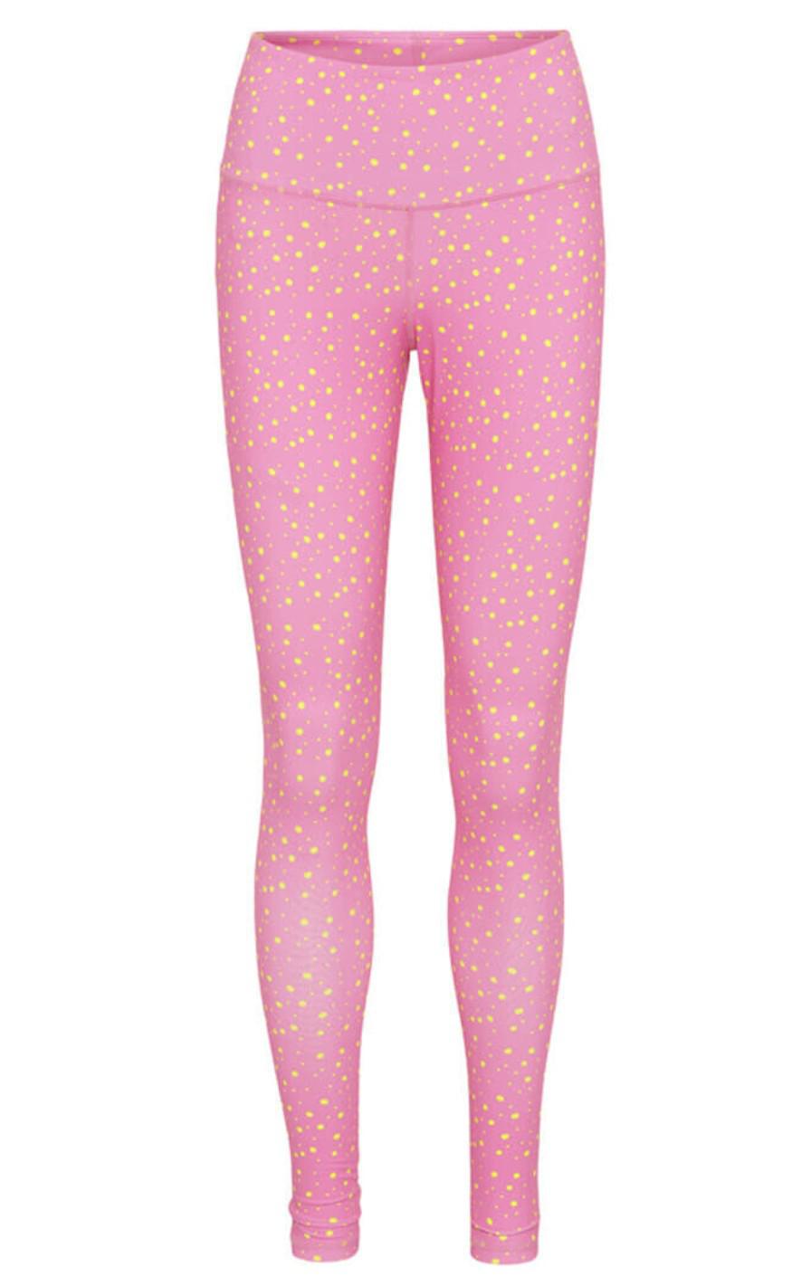 Hunkøn Leggings - Panni - Rose/Yellow