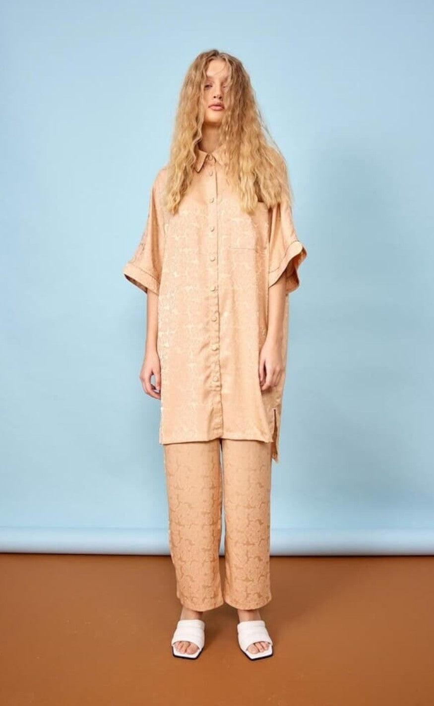 Hunkøn Skjorte - Jade - Camel