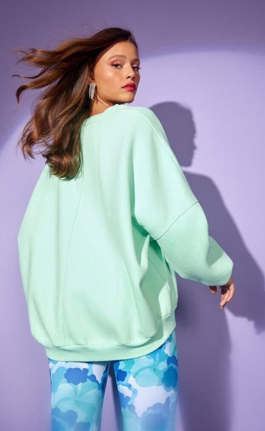 Hunkøn Sweatshirt - Ava - Mint