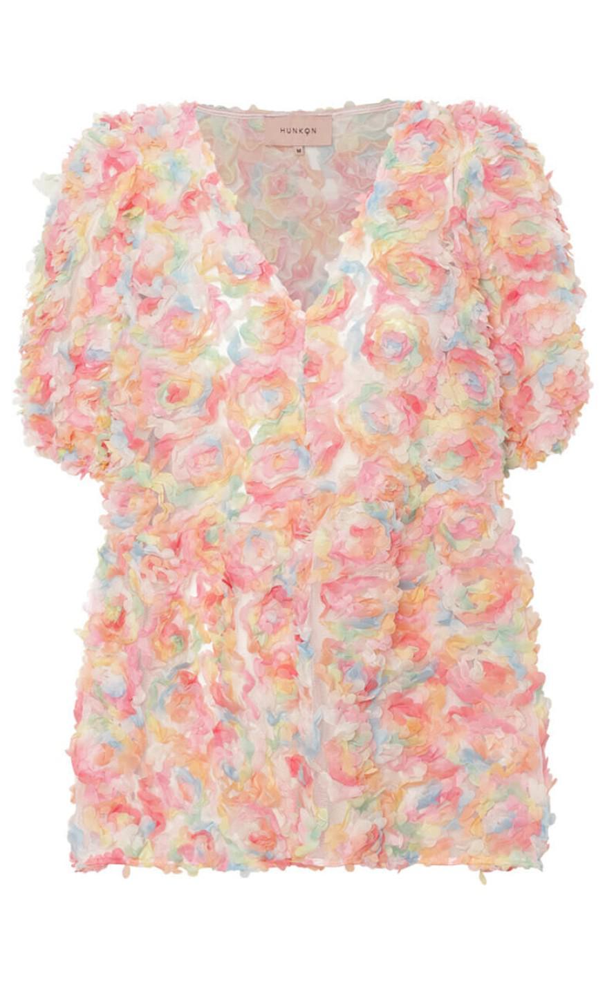 Hunkøn Top - Leia - Rainbow