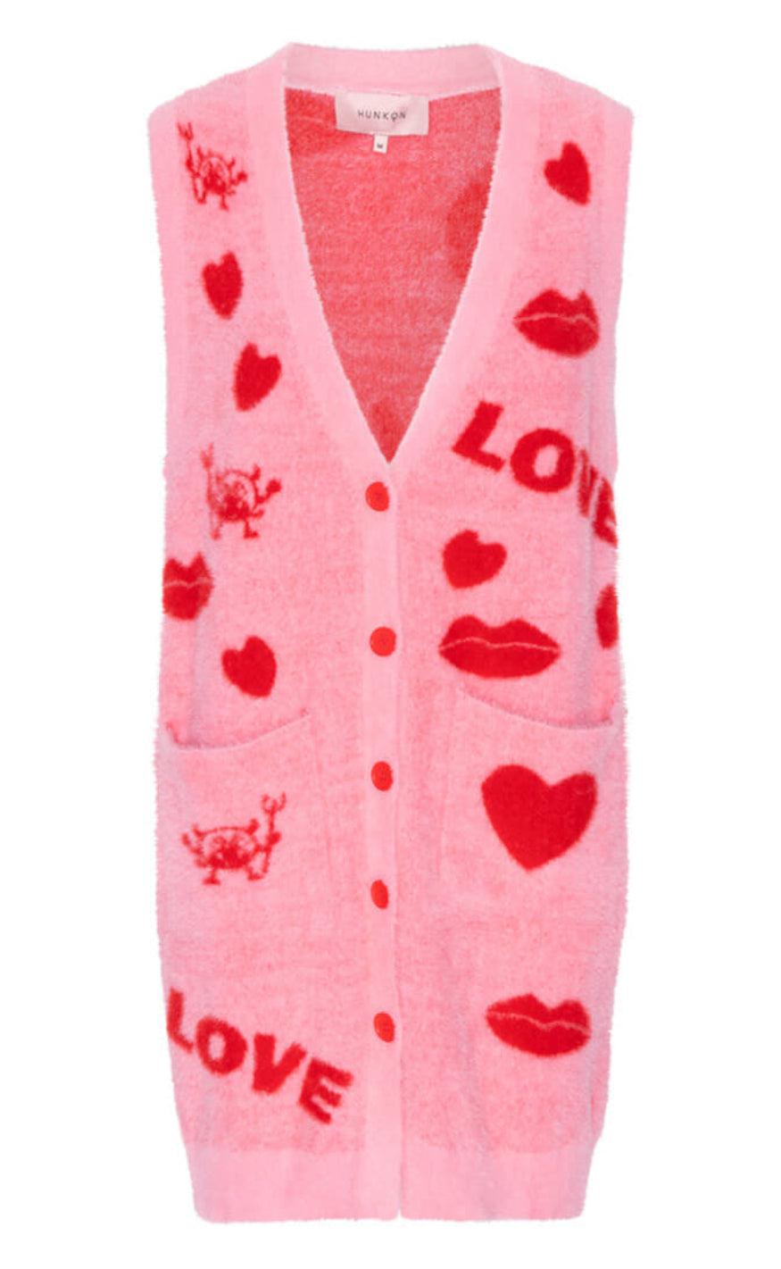 Hunkøn Vest - Lilou - Love Red
