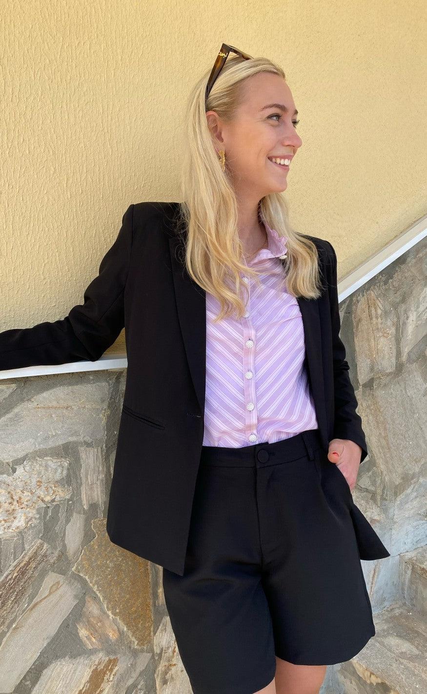 INA Copenhagen Blazer - Mai - Black
