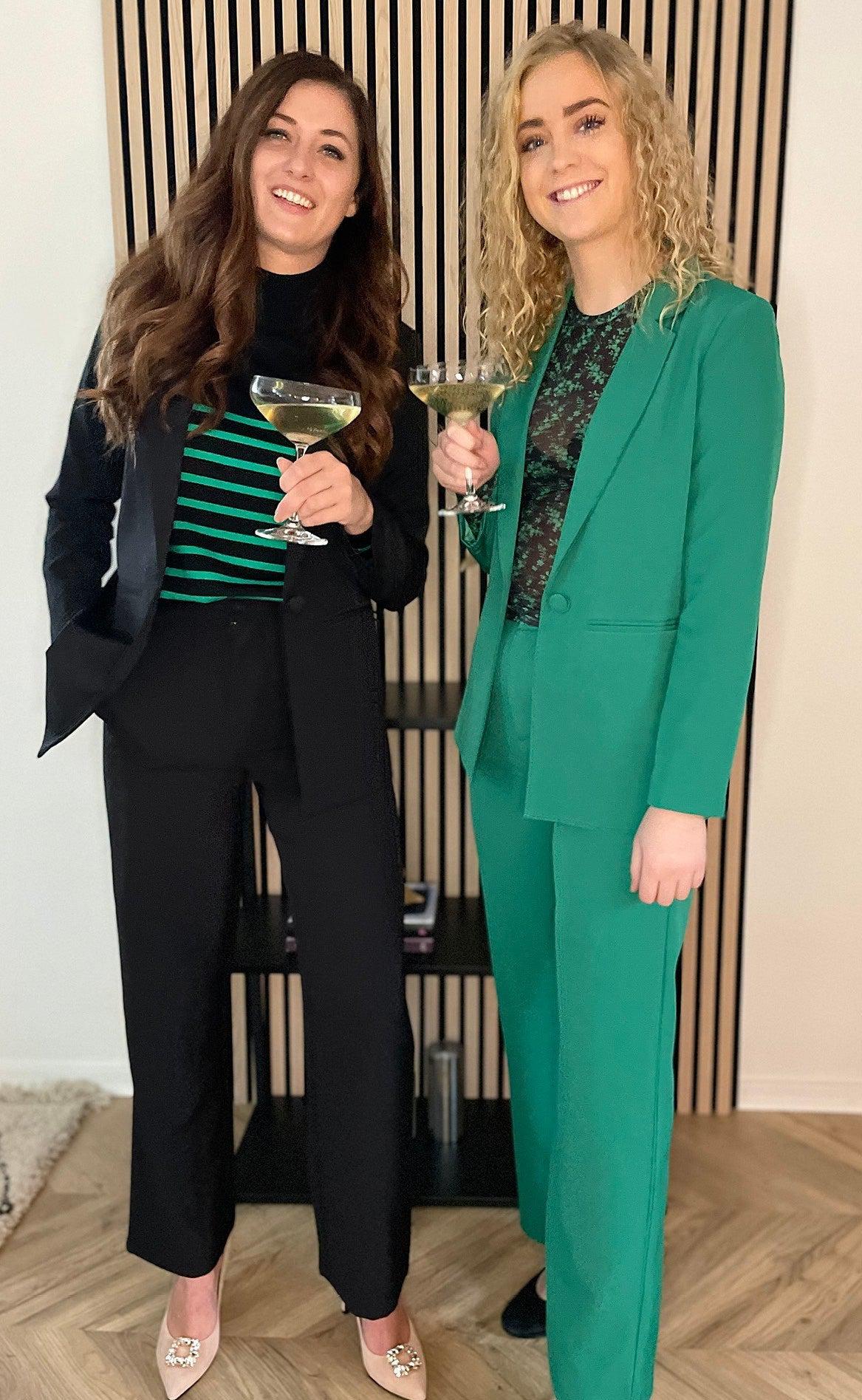 INA Copenhagen Blazer - Mai - Green