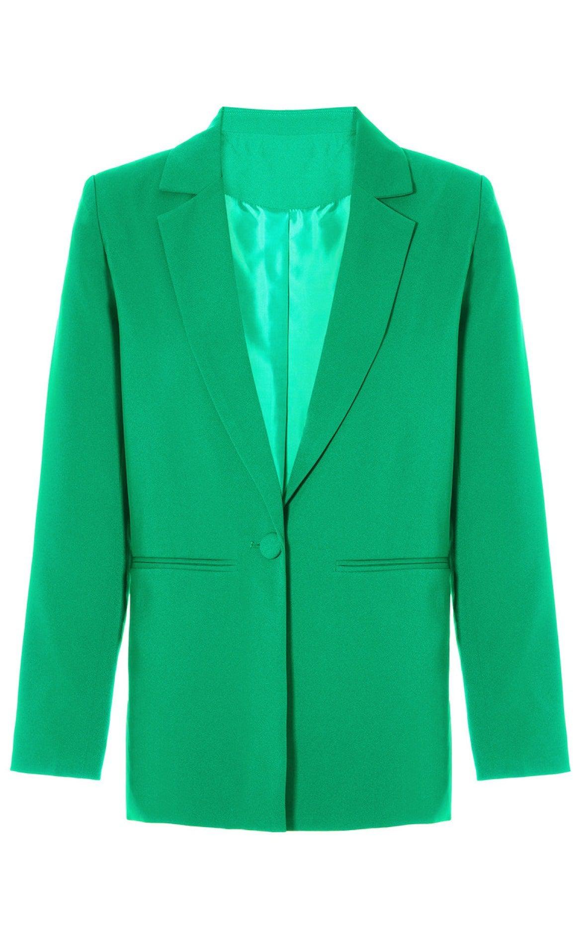 INA Copenhagen Blazer - Mai - Green