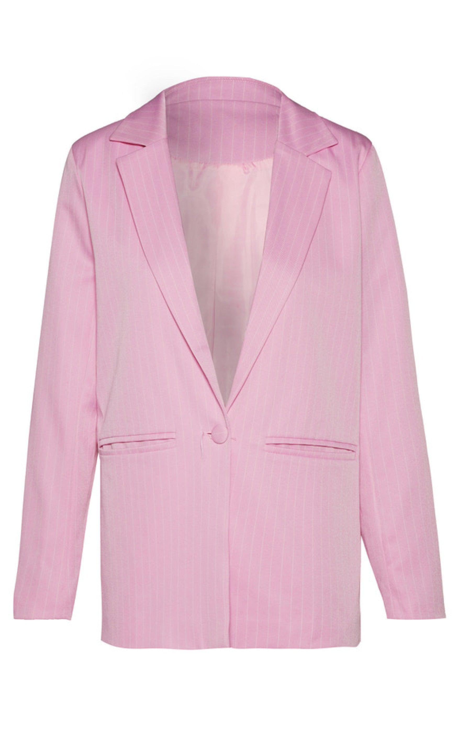 INA Copenhagen Blazer - Mai - Pink Pinstripe