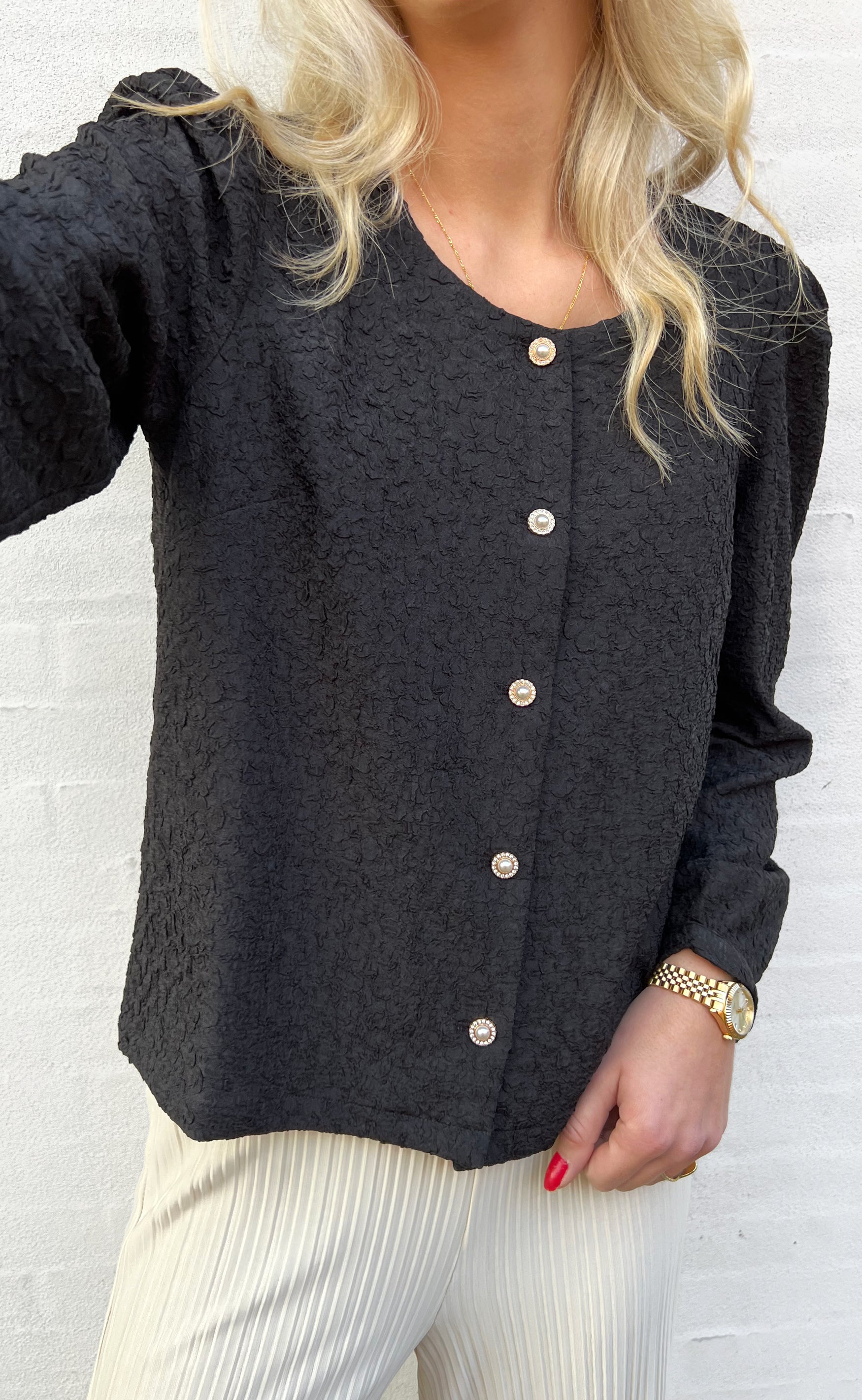 INA Copenhagen Bluse - Cati - Black