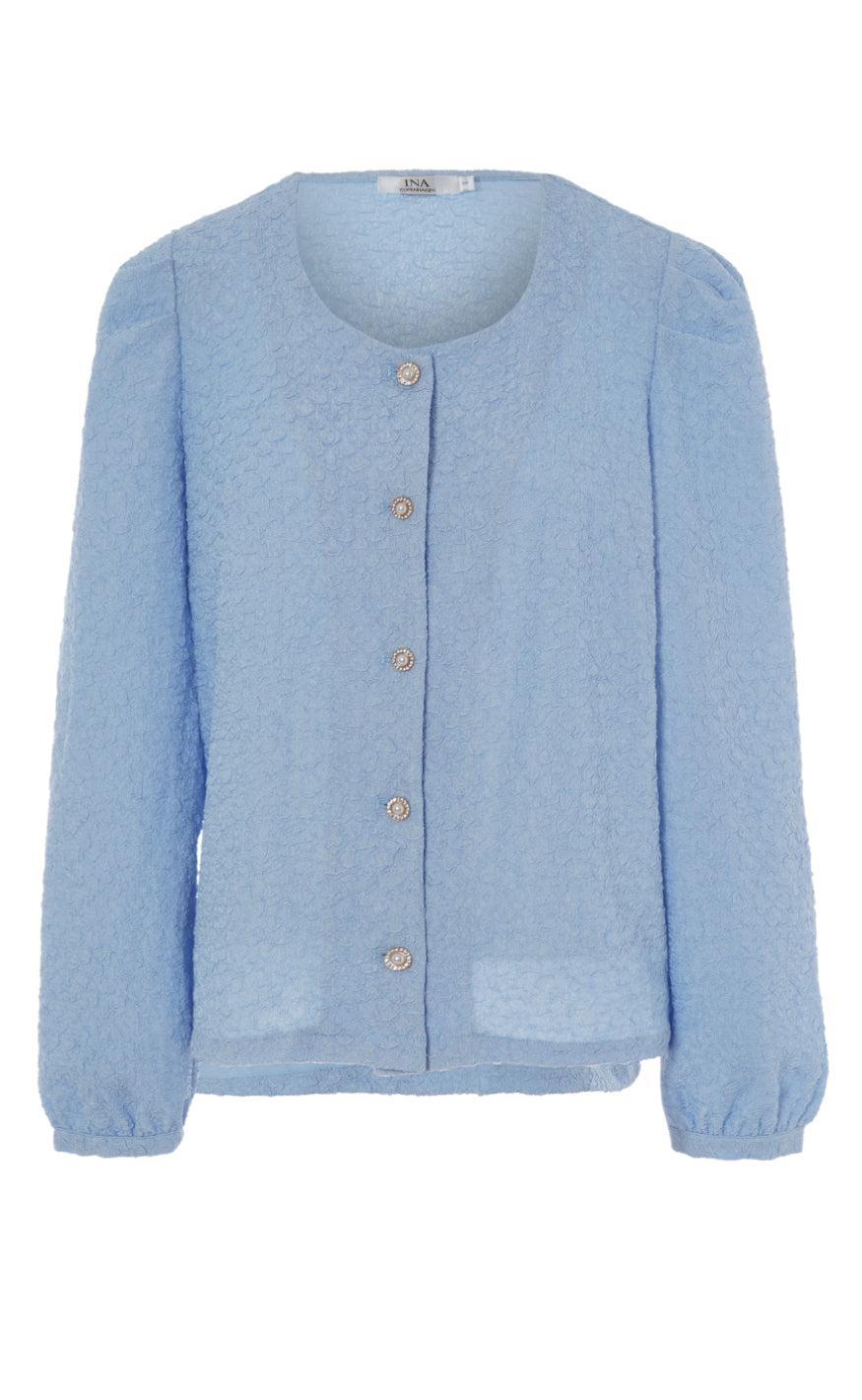 INA Copenhagen Bluse - Cati - Light Blue