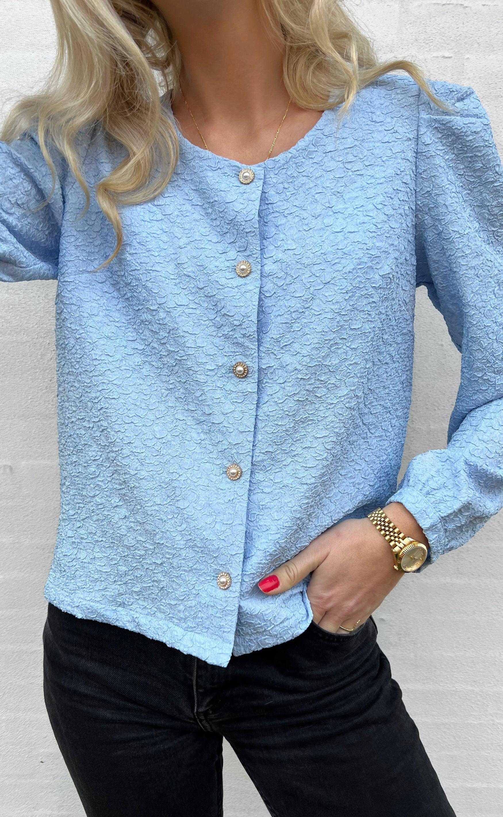 INA Copenhagen Bluse - Cati - Light Blue