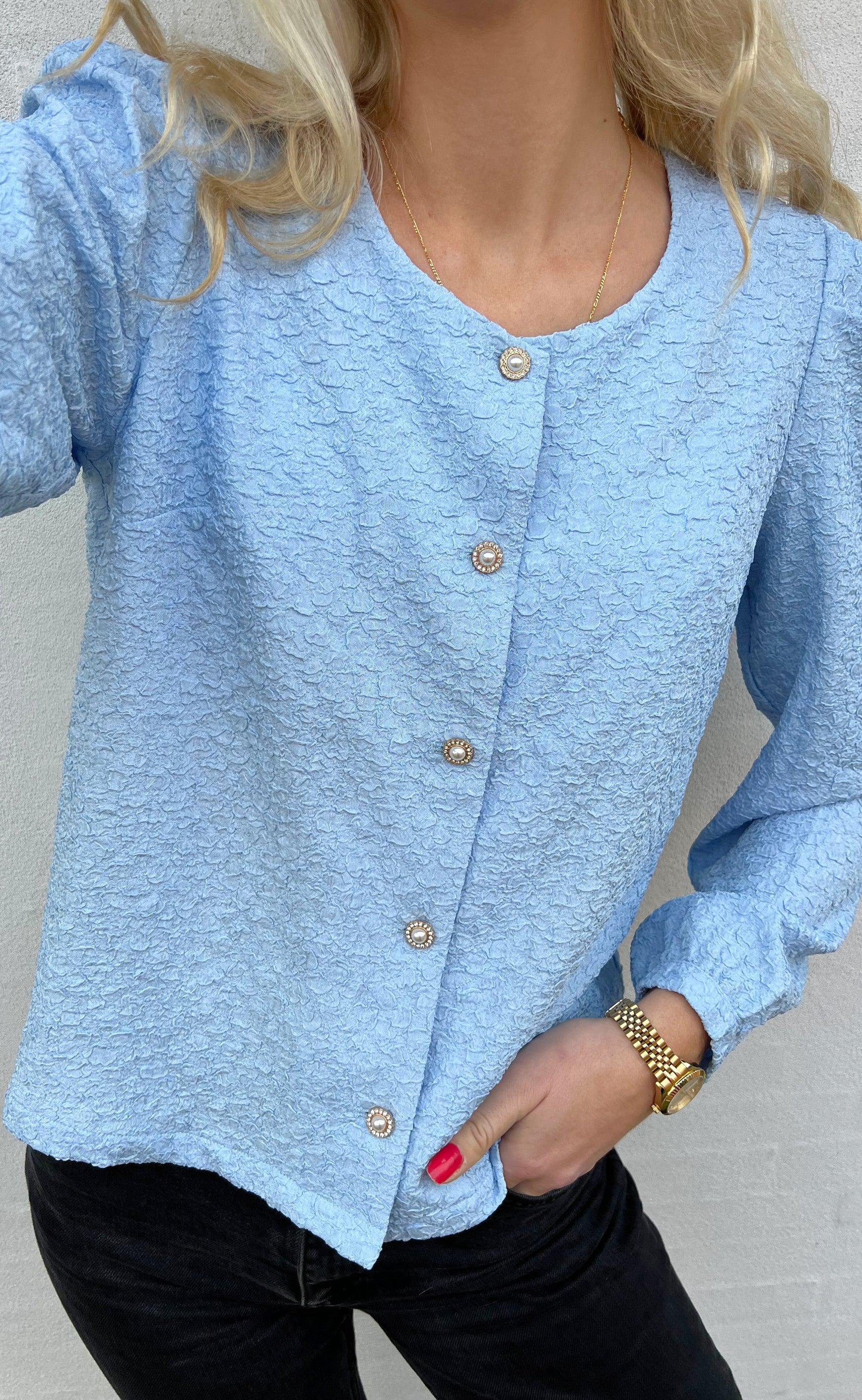 INA Copenhagen Bluse - Cati - Light Blue