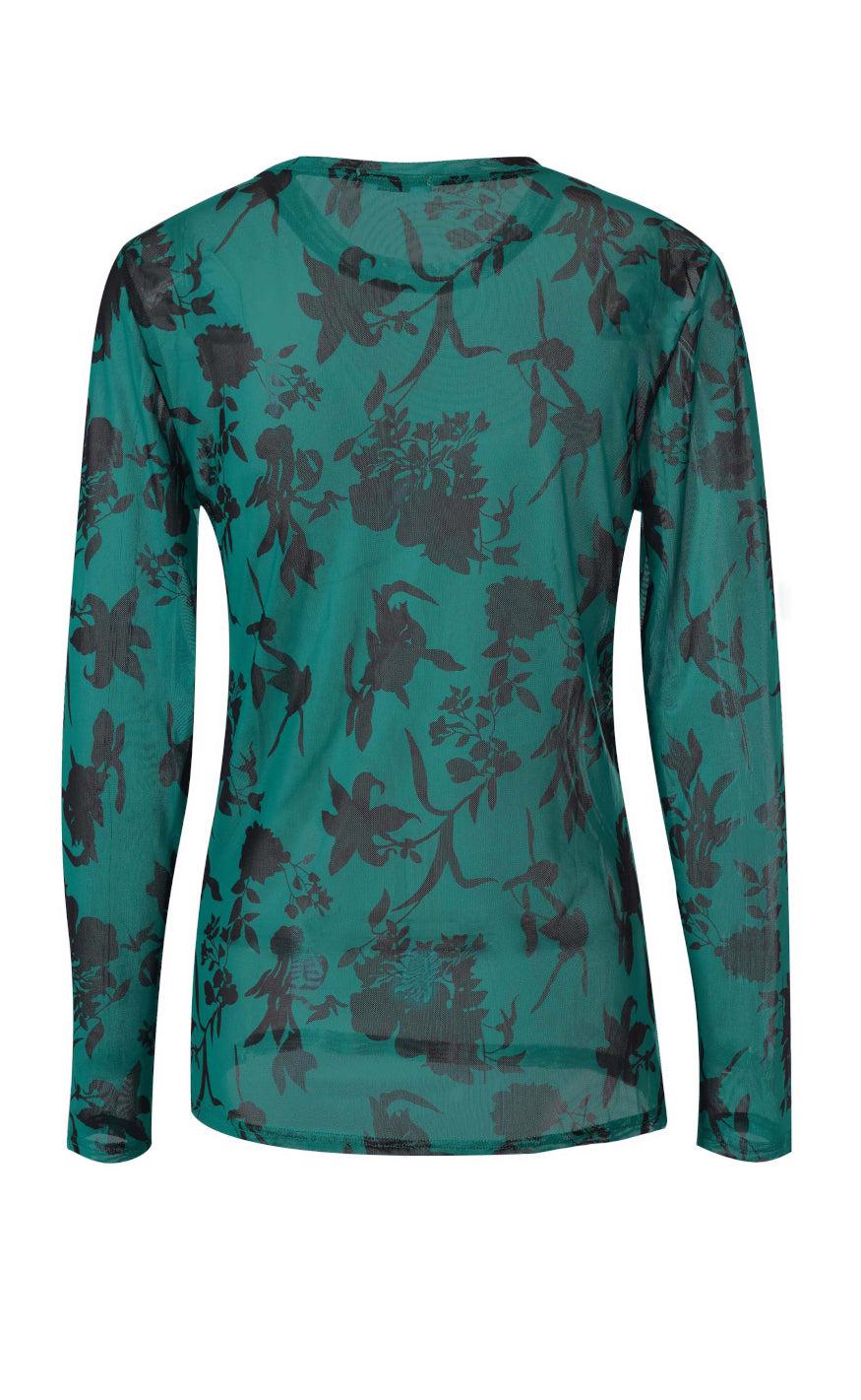 INA Copenhagen Bluse - Claura - Green Leaf