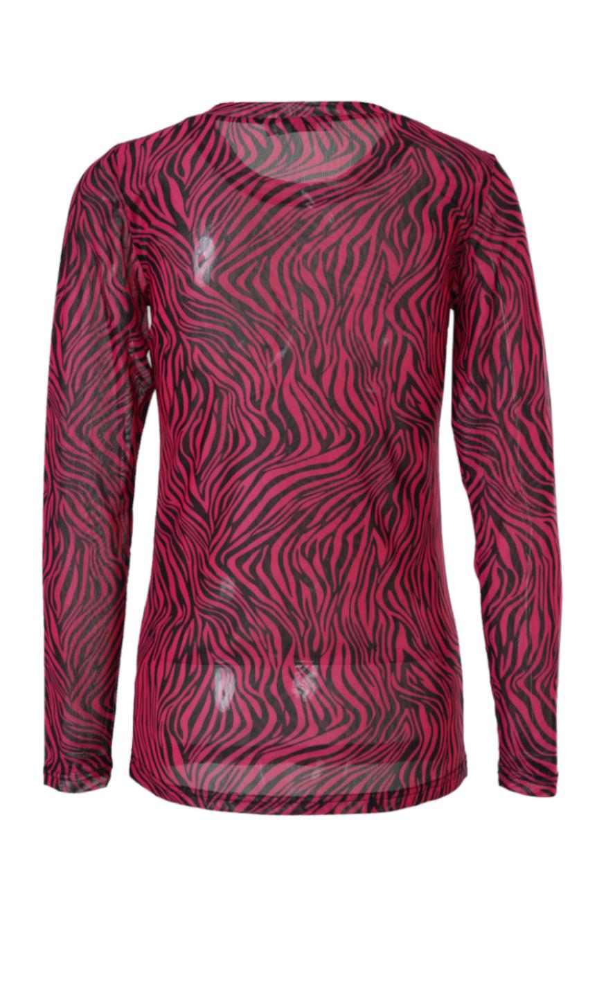 INA Copenhagen Bluse - Sofia - Pink Zebra