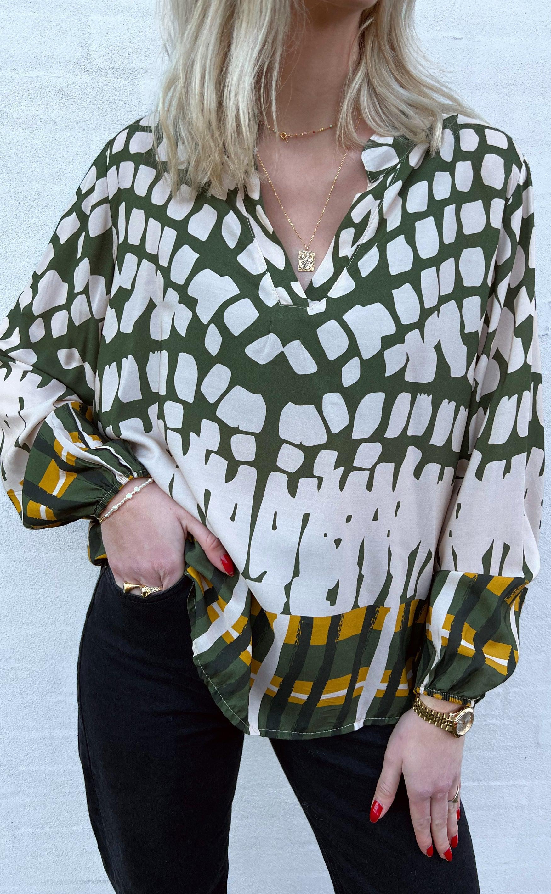 INA Copenhagen Bluse - Vera - Graphic Army