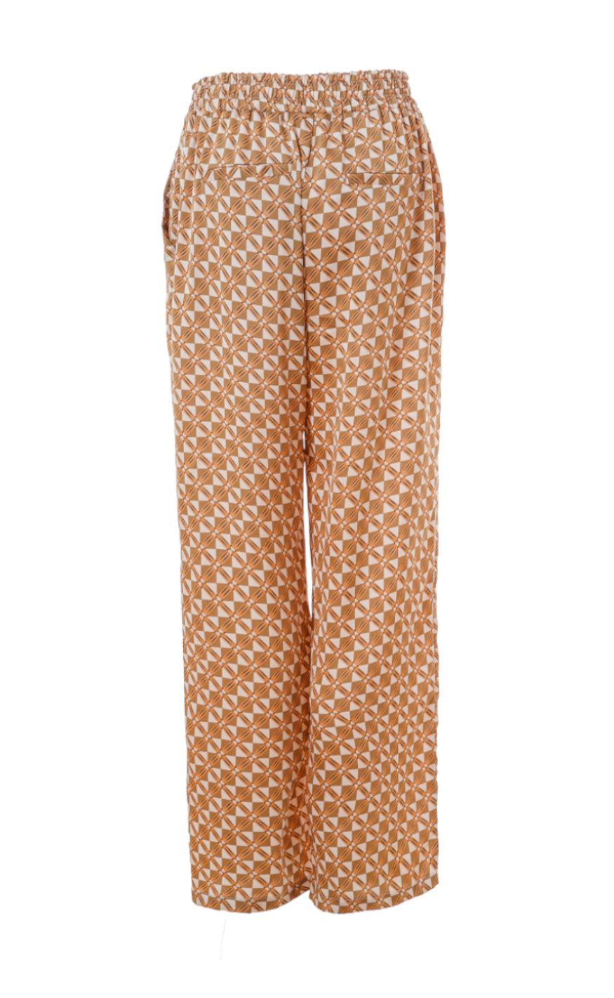 INA Copenhagen Bukser - Ida - Graphic Brown