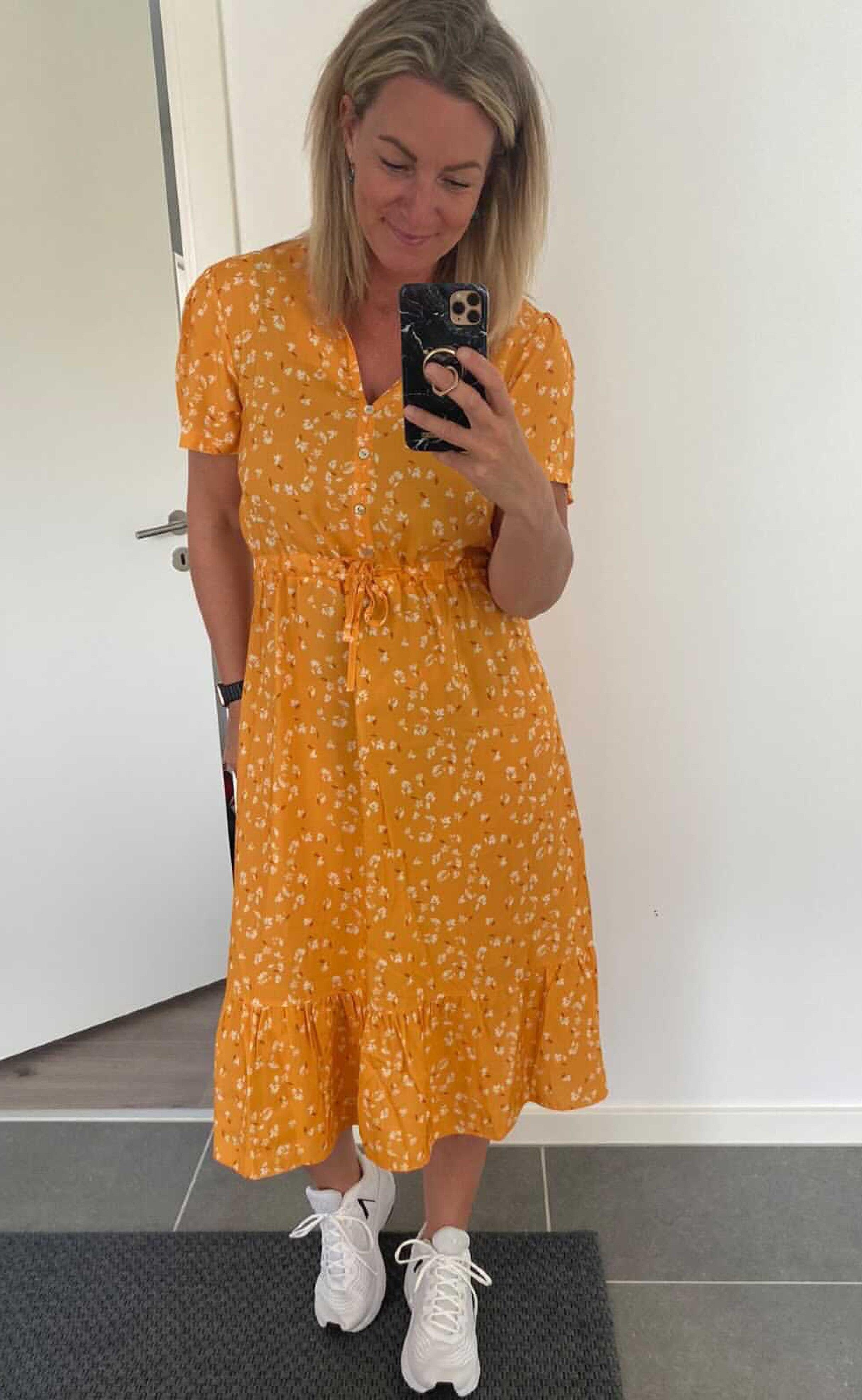 INA Copenhagen Kjole - Abi - Golden Flower