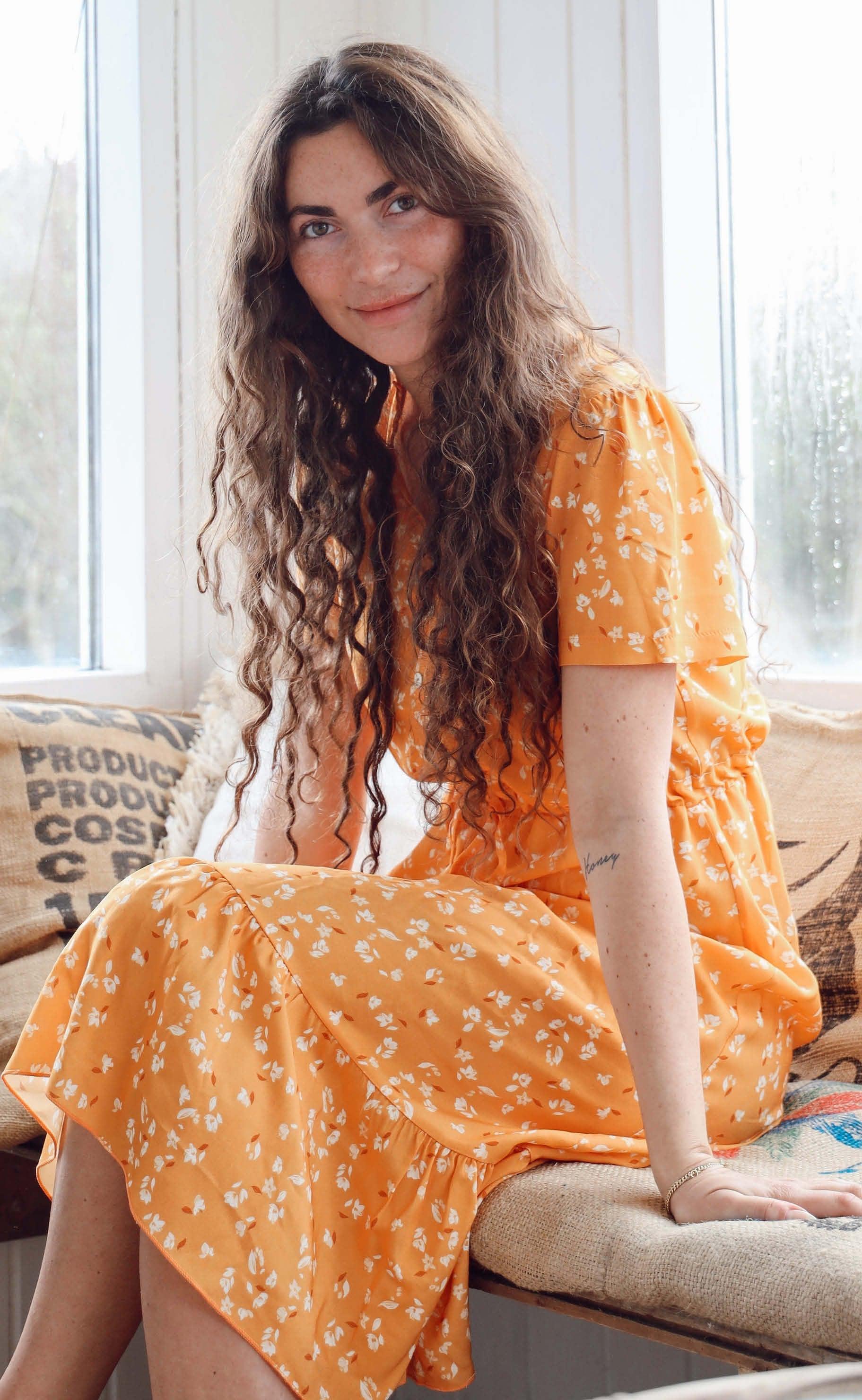 INA Copenhagen Kjole - Abi - Golden Flower