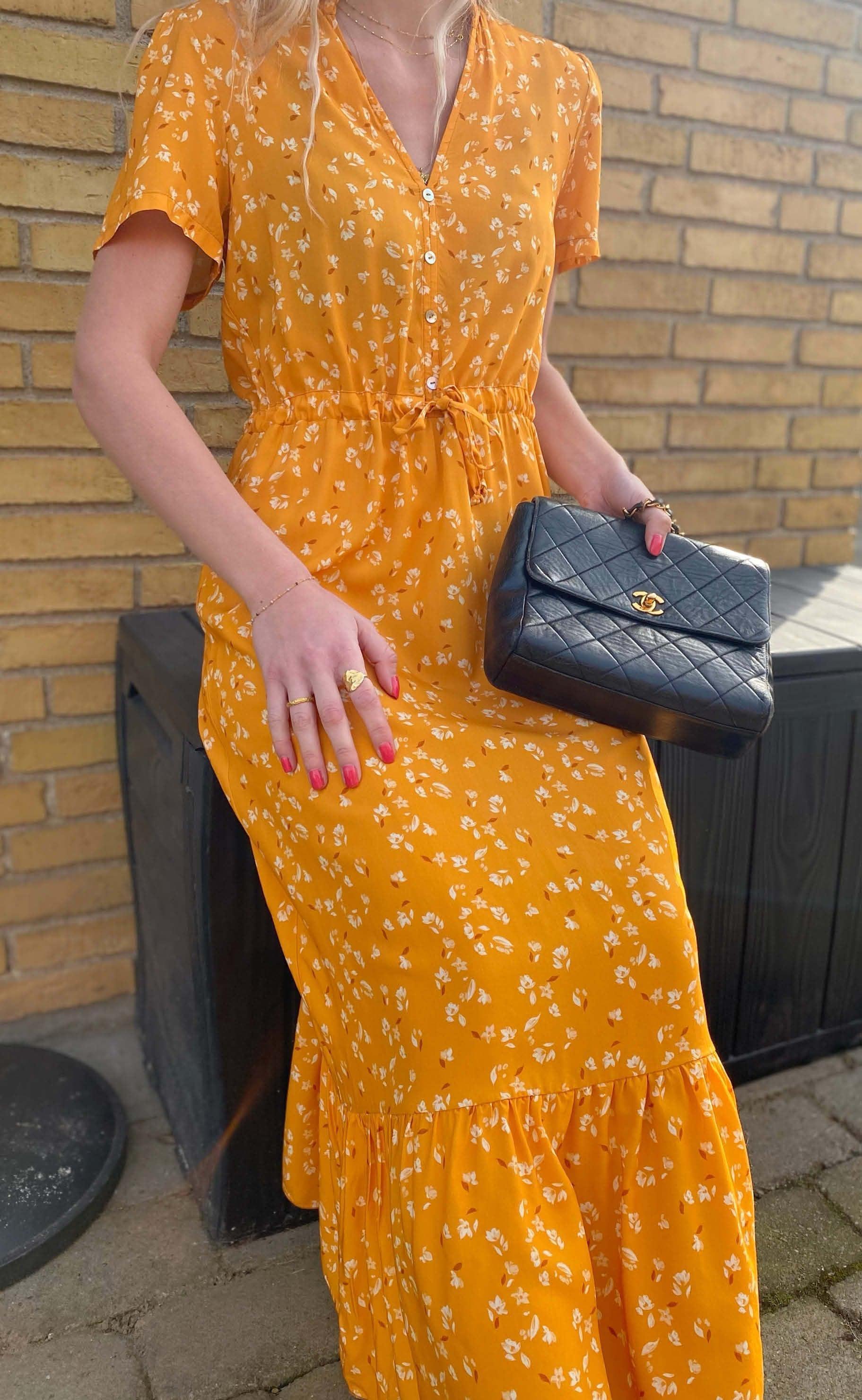 INA Copenhagen Kjole - Abi - Golden Flower