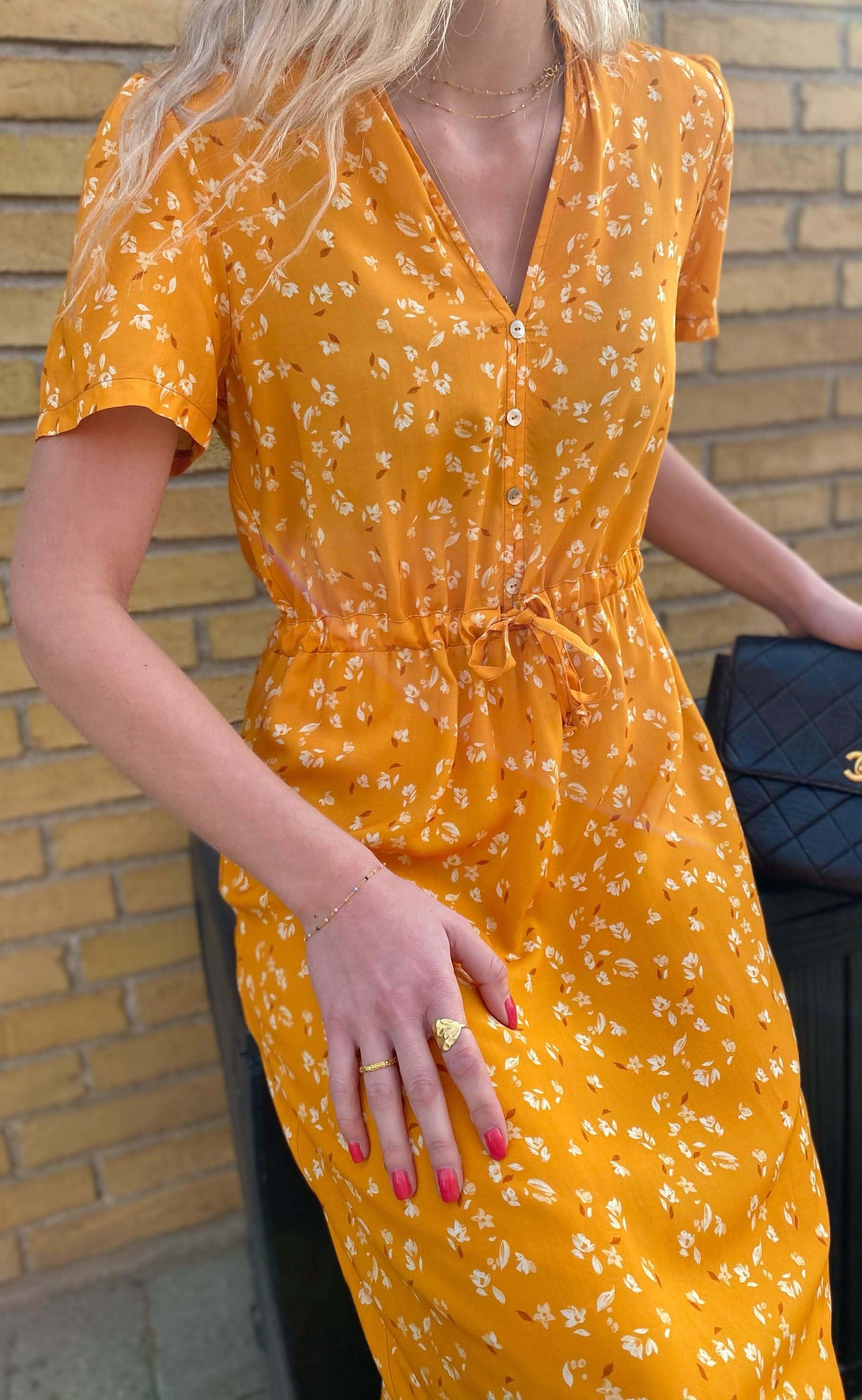 INA Copenhagen Kjole - Abi - Golden Flower