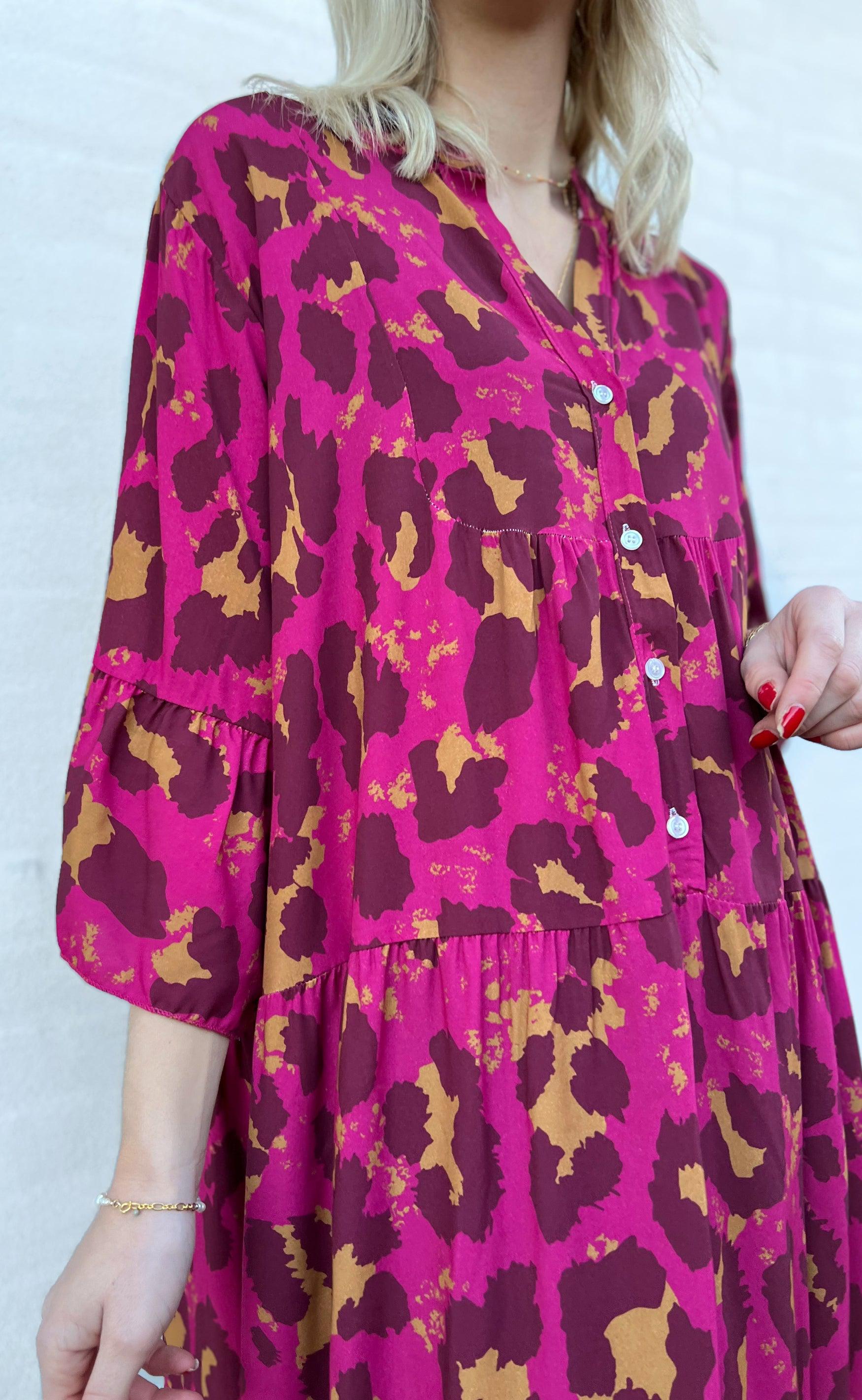 INA Copenhagen Kjole - Alva - Pink Leo