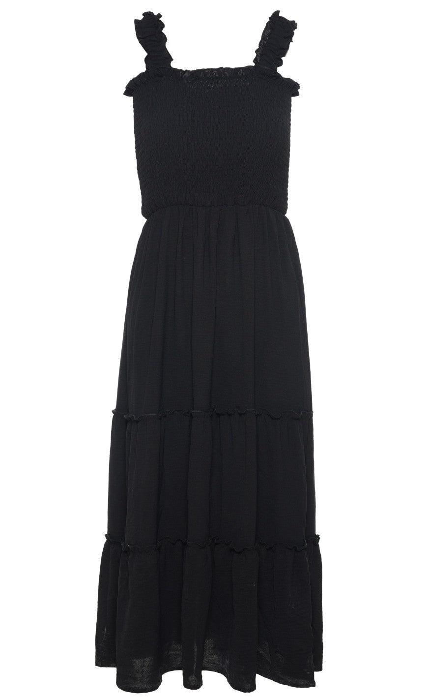 INA Copenhagen Kjole - Amber - Black