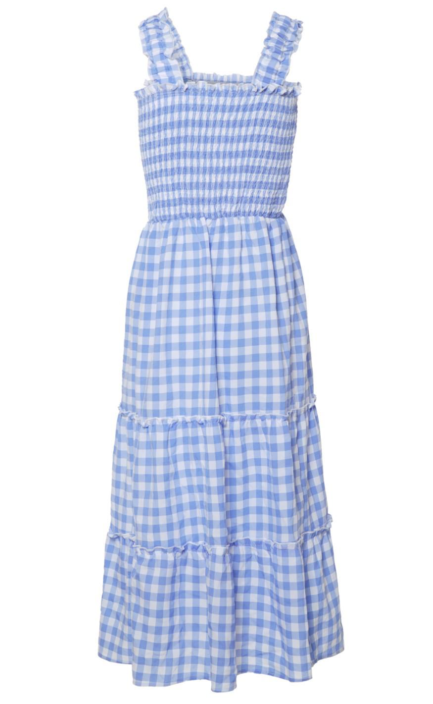 INA Copenhagen Kjole - Amber - Blue Check