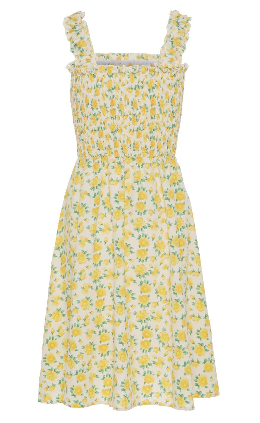 INA Copenhagen Kjole - Andrea - Yellow Flower