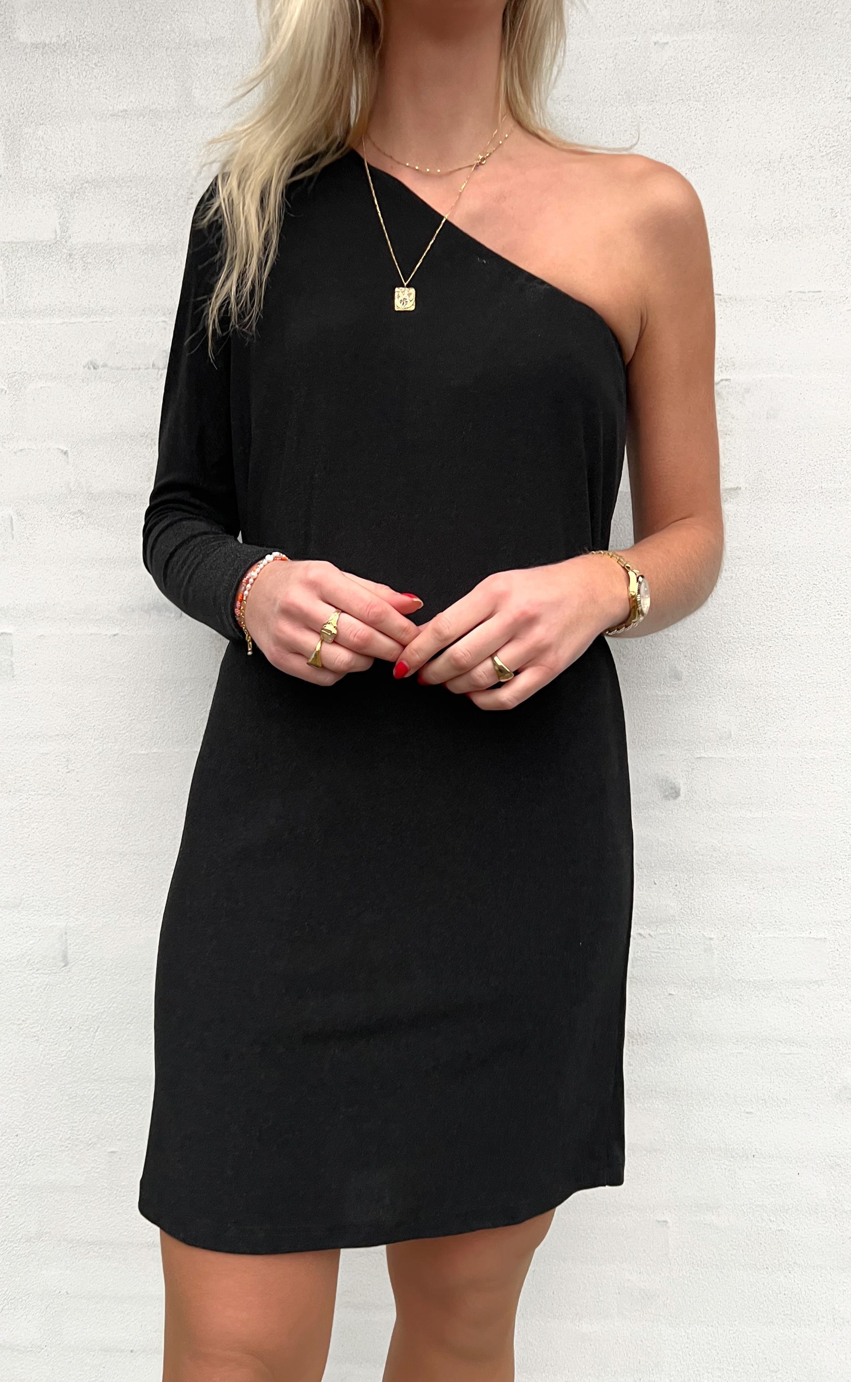 INA Copenhagen Kjole - Aura - Black Glitter