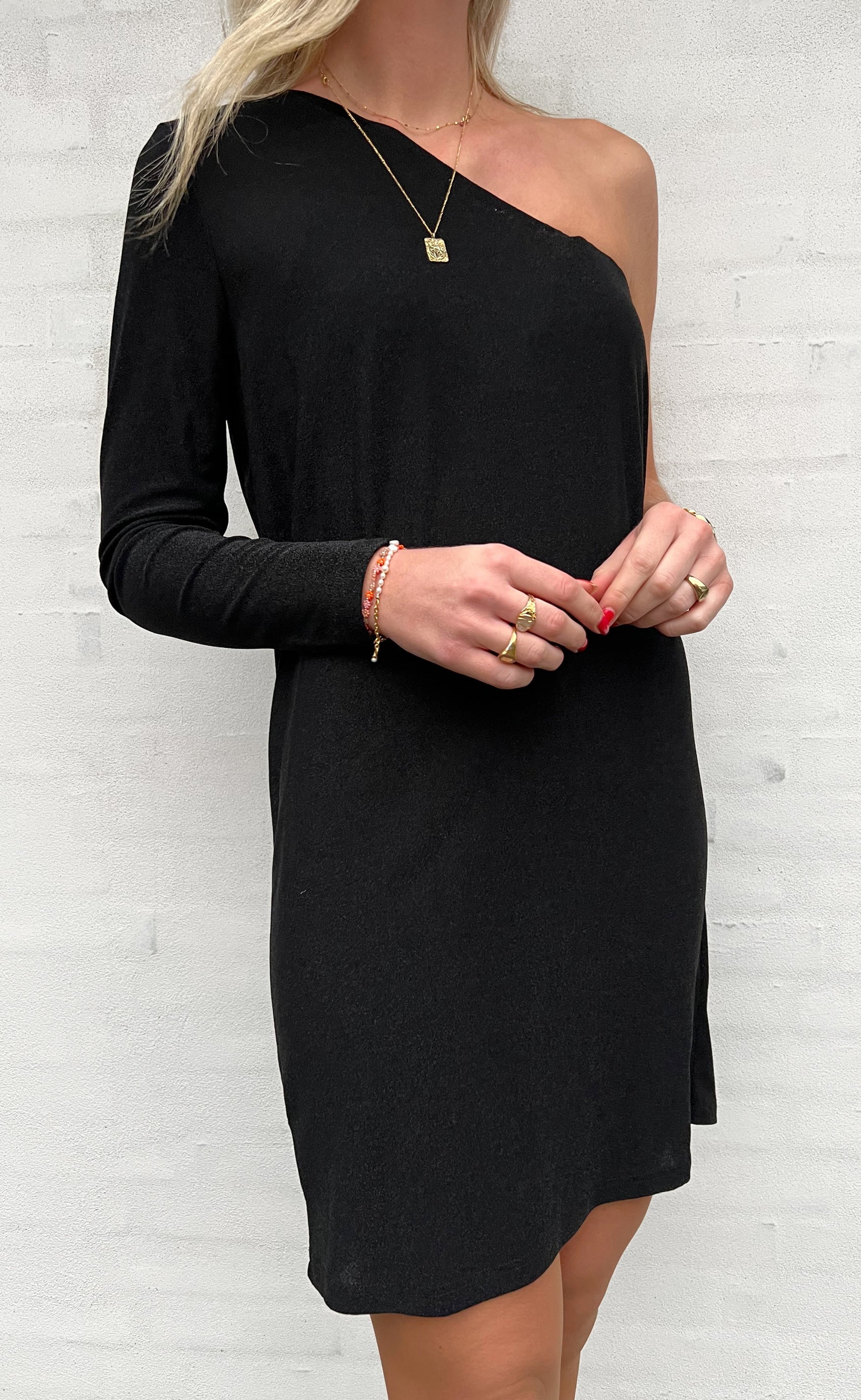 INA Copenhagen Kjole - Aura - Black Glitter