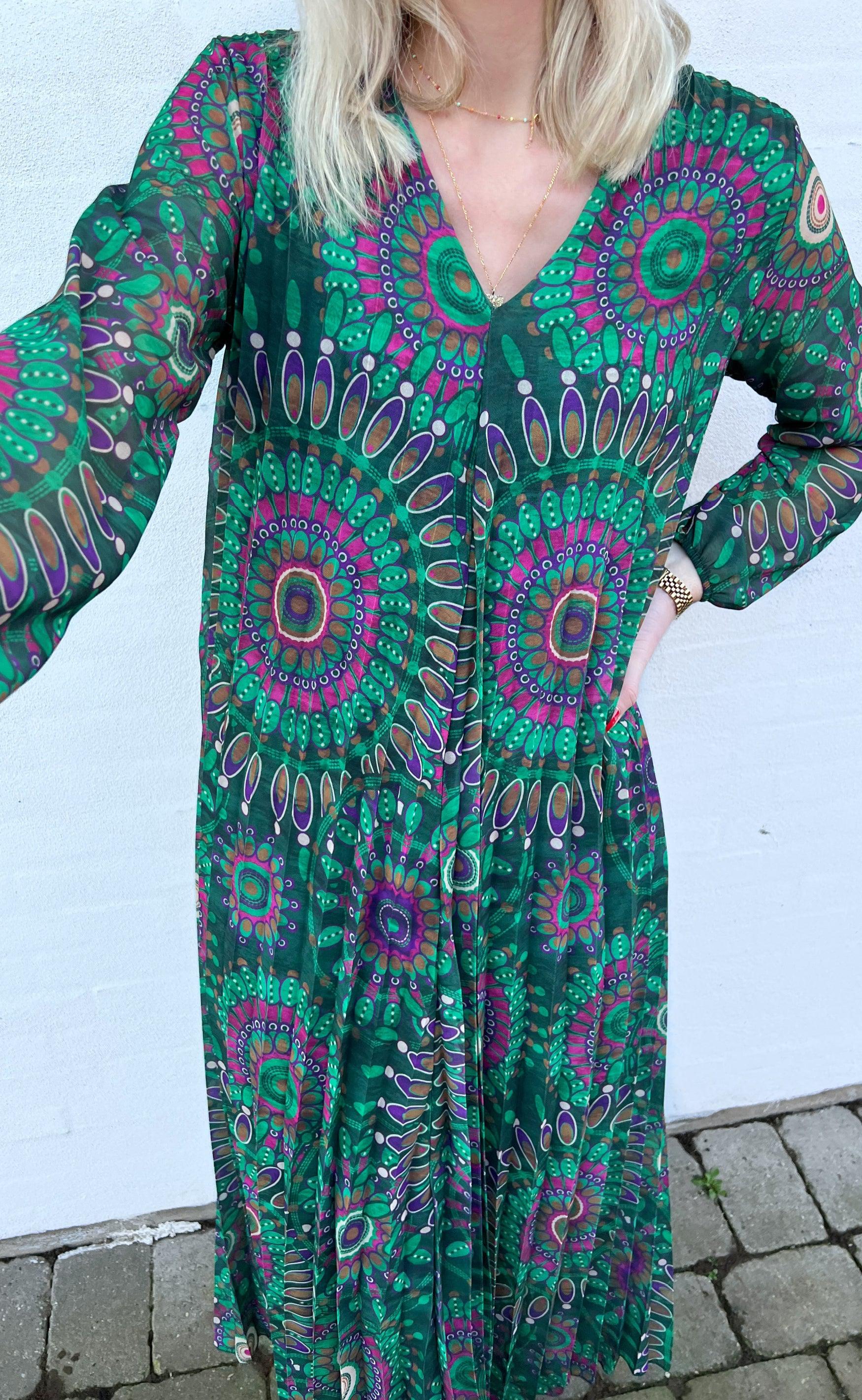 INA Copenhagen Kjole - Aya - Peacock