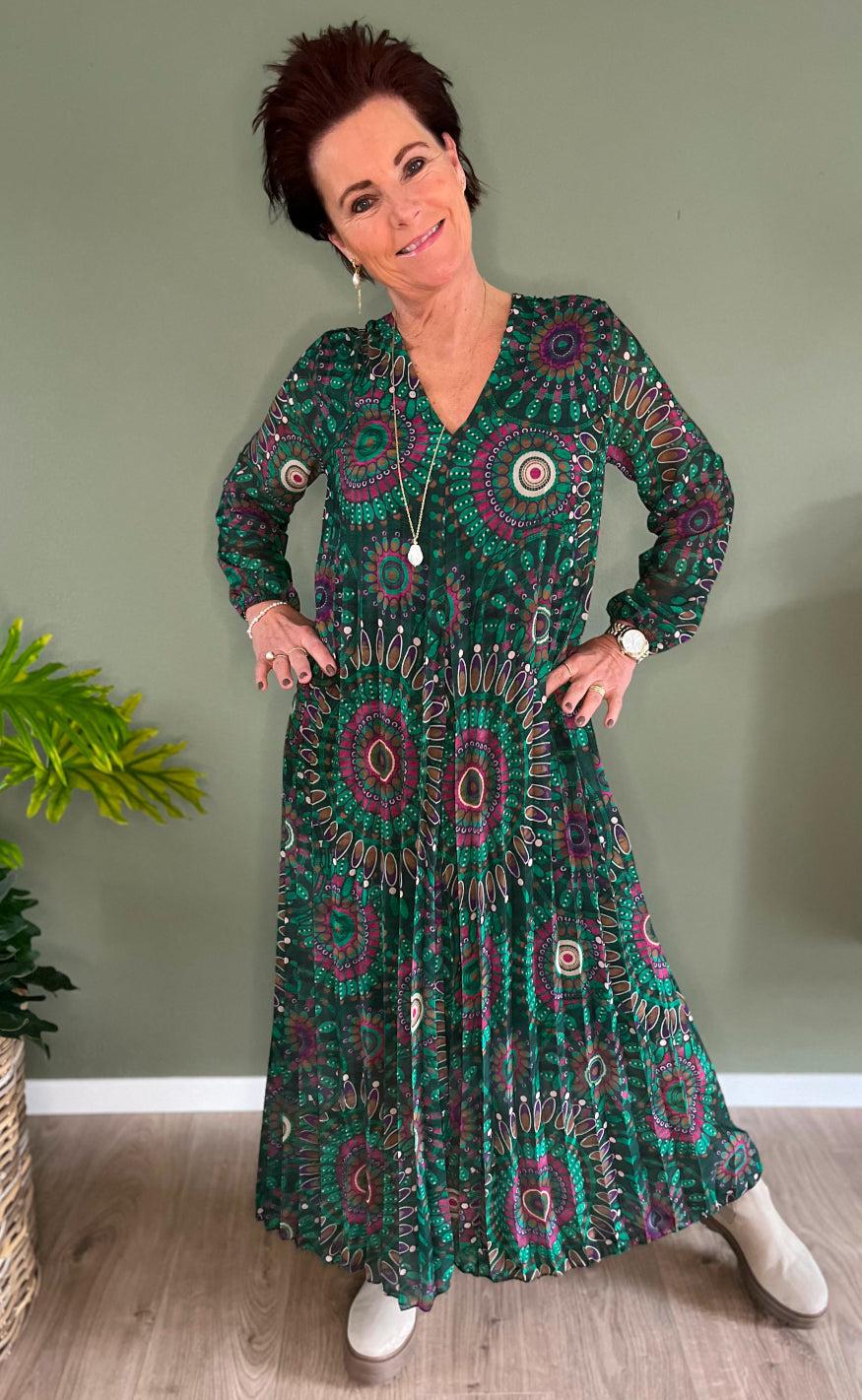 INA Copenhagen Kjole - Aya - Peacock