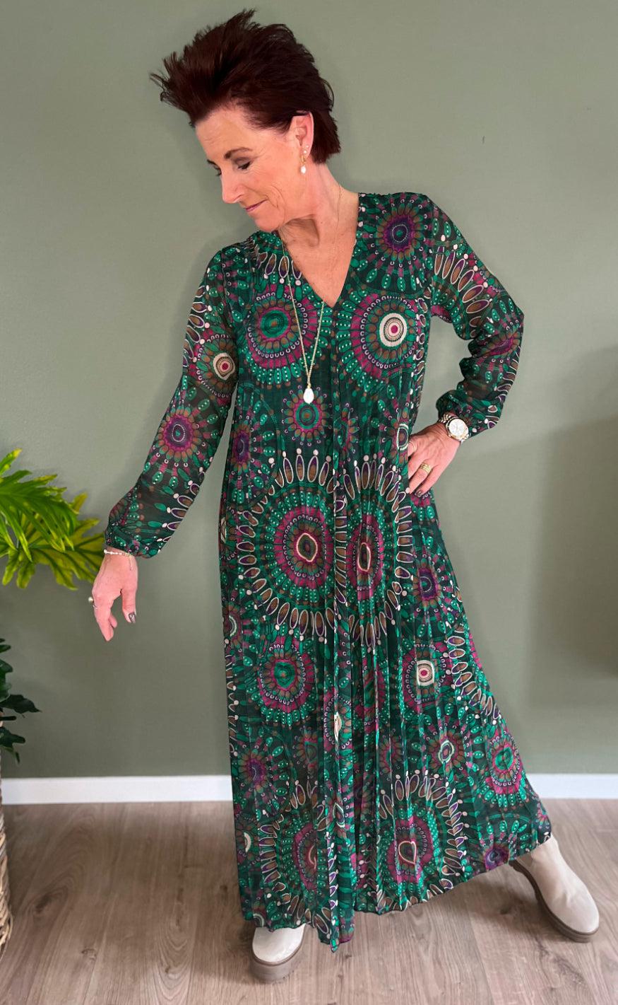 INA Copenhagen Kjole - Aya - Peacock