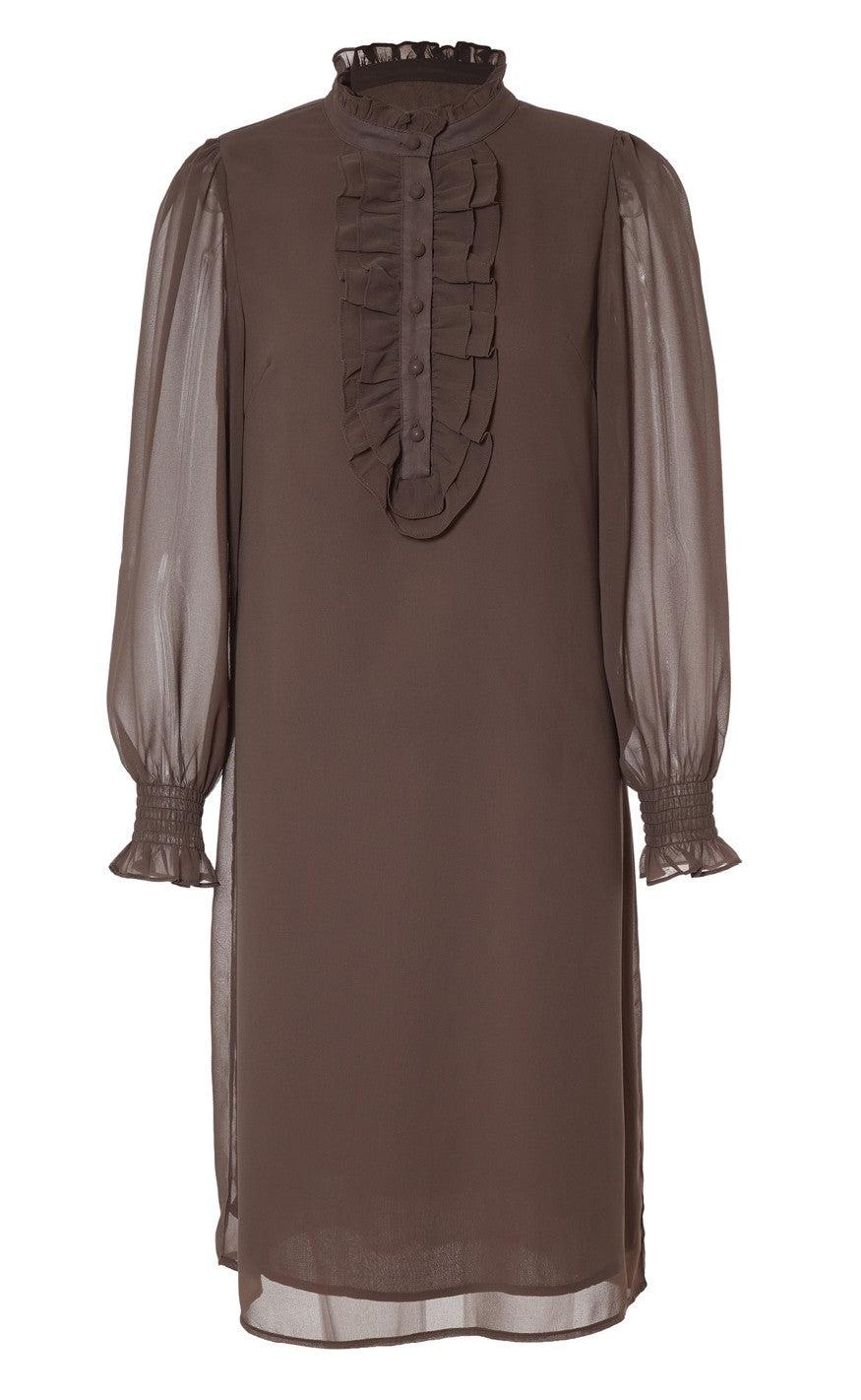 INA Copenhagen Kjole - Cami - Brown