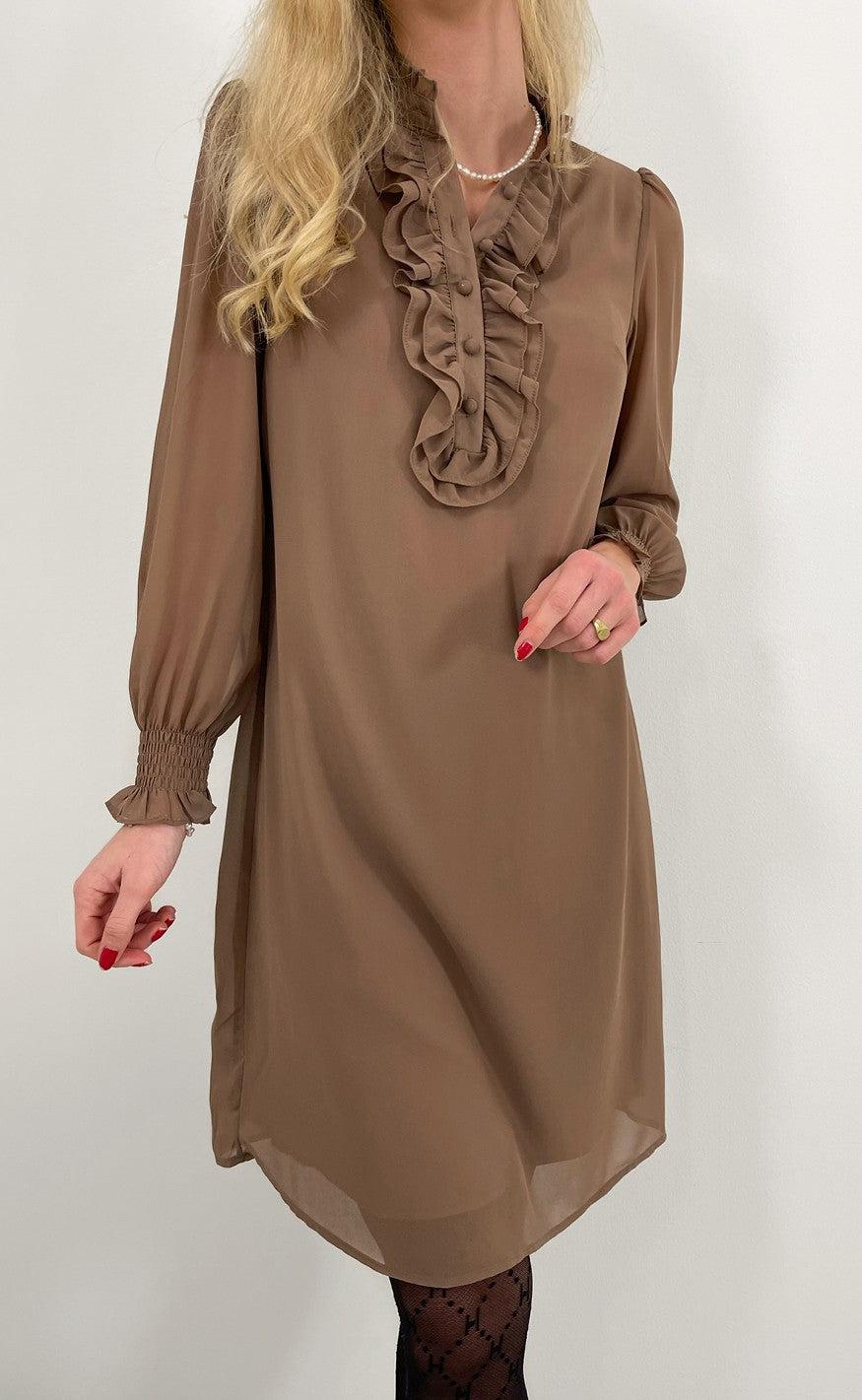 INA Copenhagen Kjole - Cami - Brown