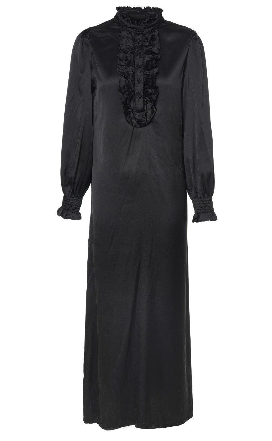INA Copenhagen Kjole - Cami long - Black