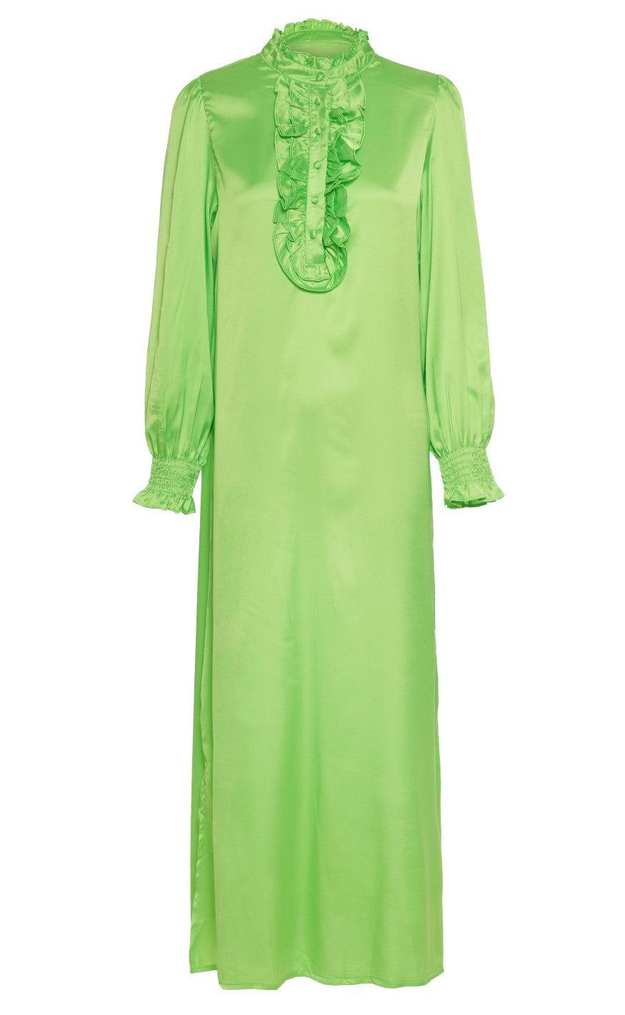 INA Copenhagen Kjole - Cami long - Green