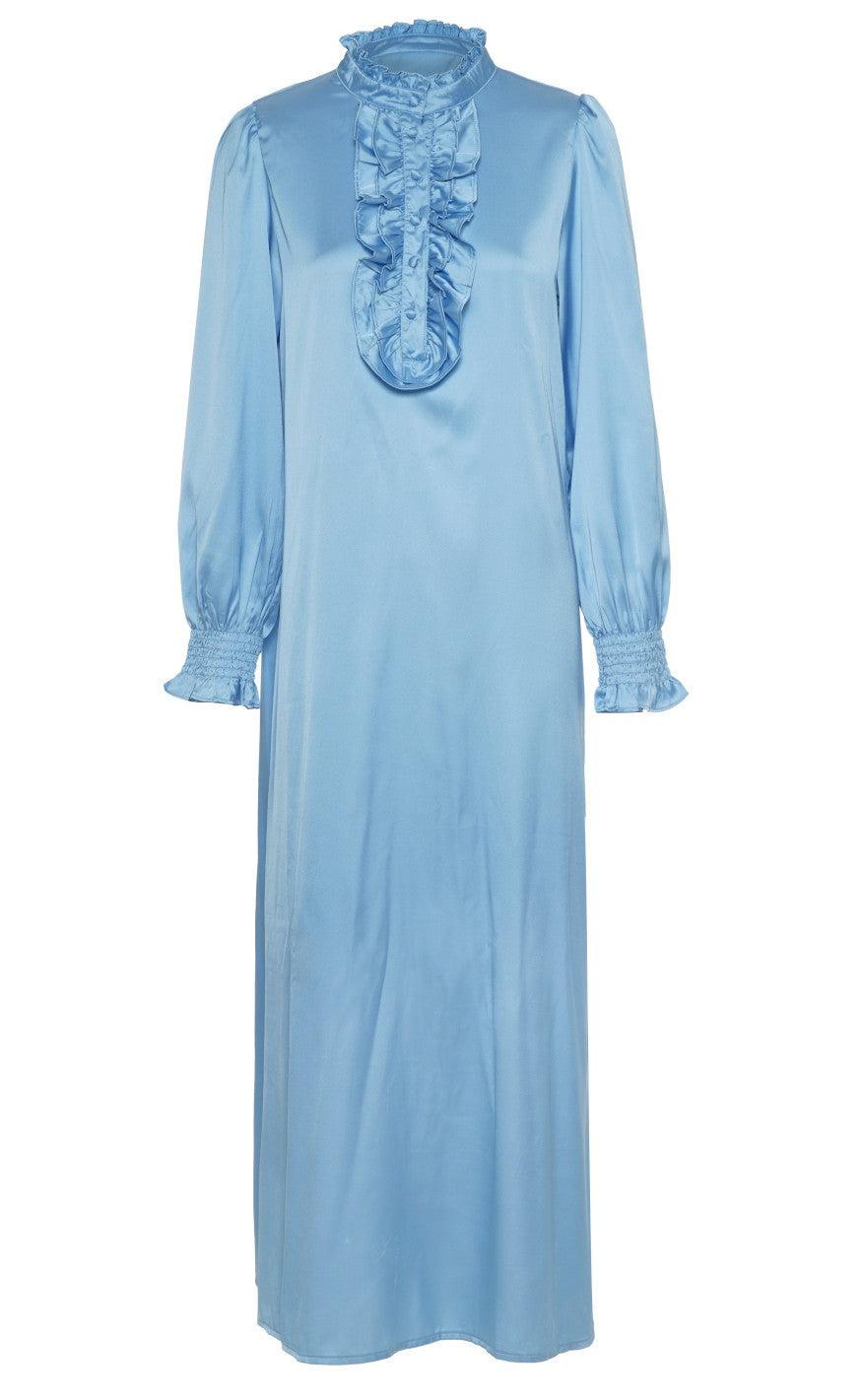 INA Copenhagen Kjole - Cami long - Light Blue